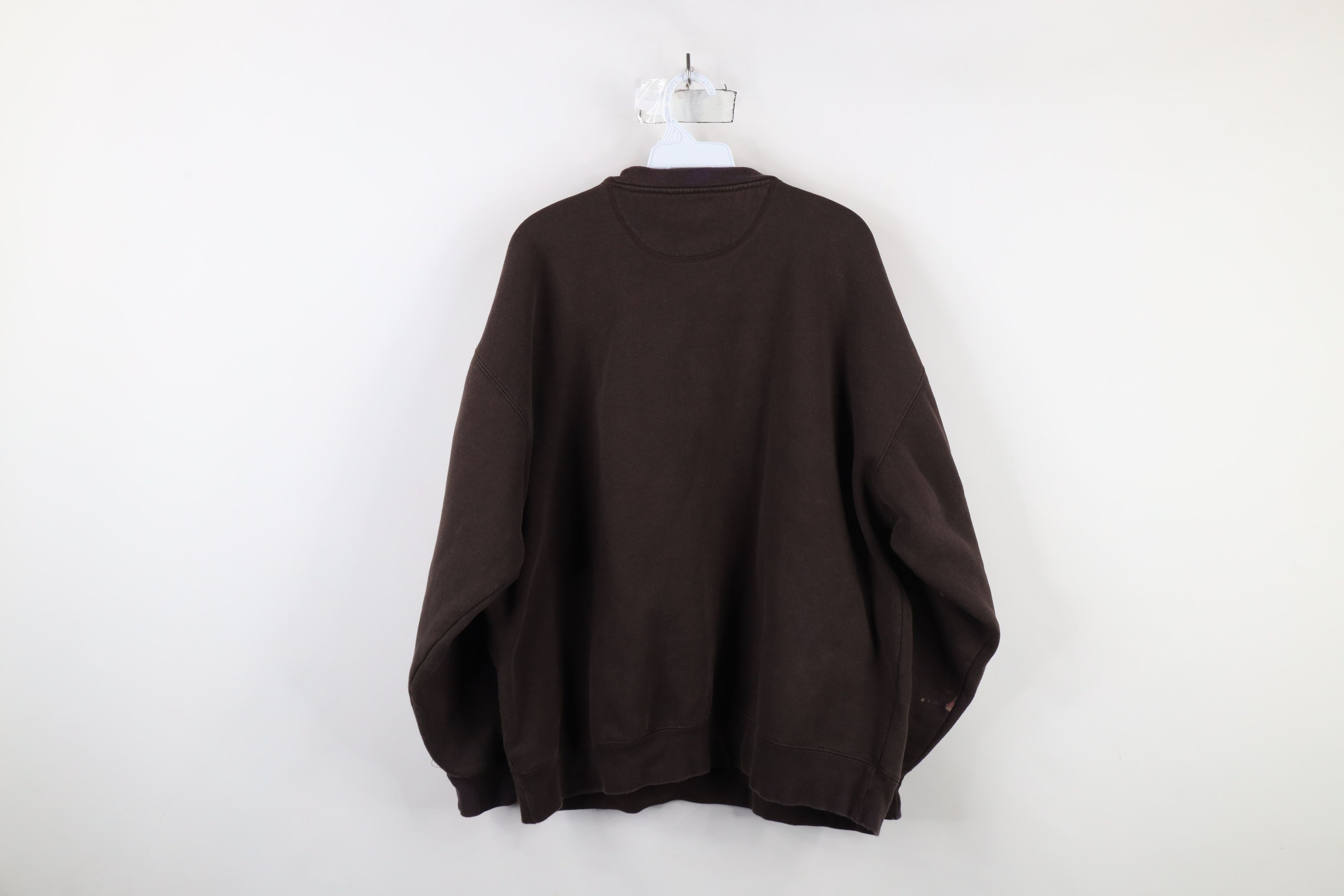 Vintage Vintage 90s College of Ohio Crewneck Sweatshirt Brown Size US XL / EU 56 / 4 - 13 Thumbnail