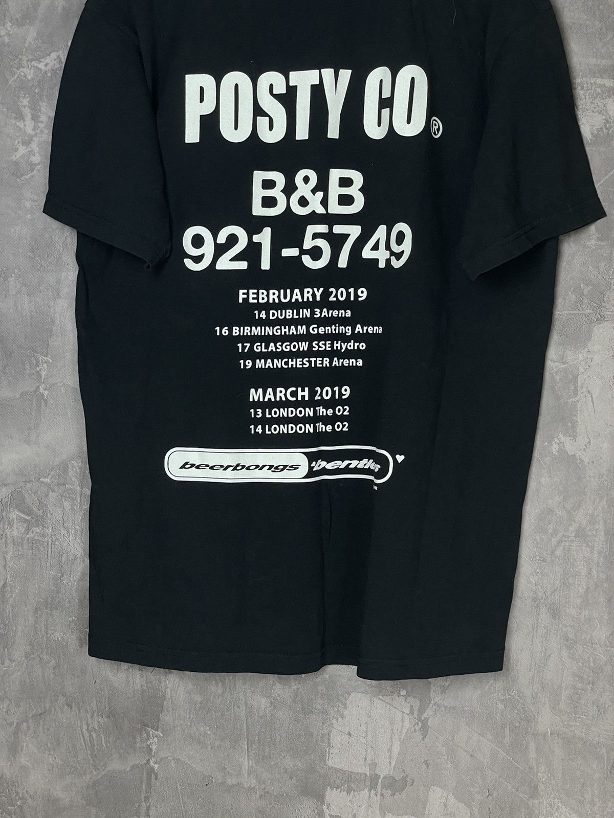 Rap Tees Vintage Y2K POST MALONE Rap Tour T-shirt Streetwear Style Size US L / EU 52-54 / 3 - 10 Thumbnail