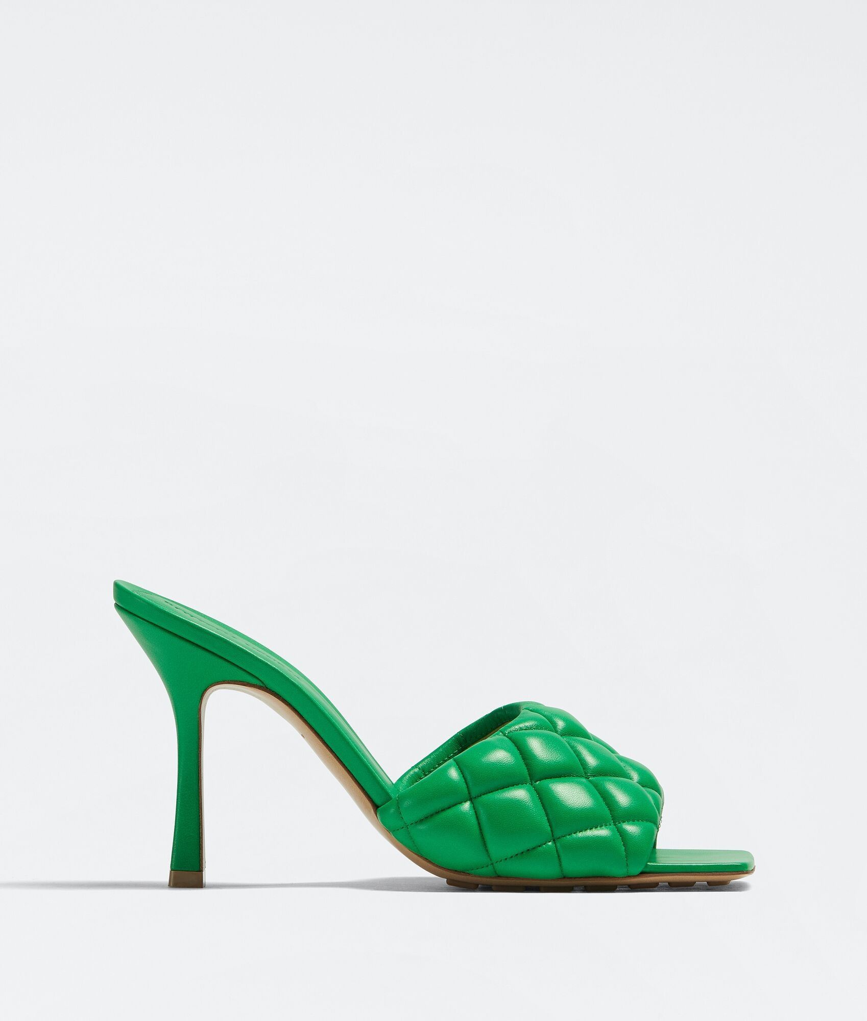padded mule green