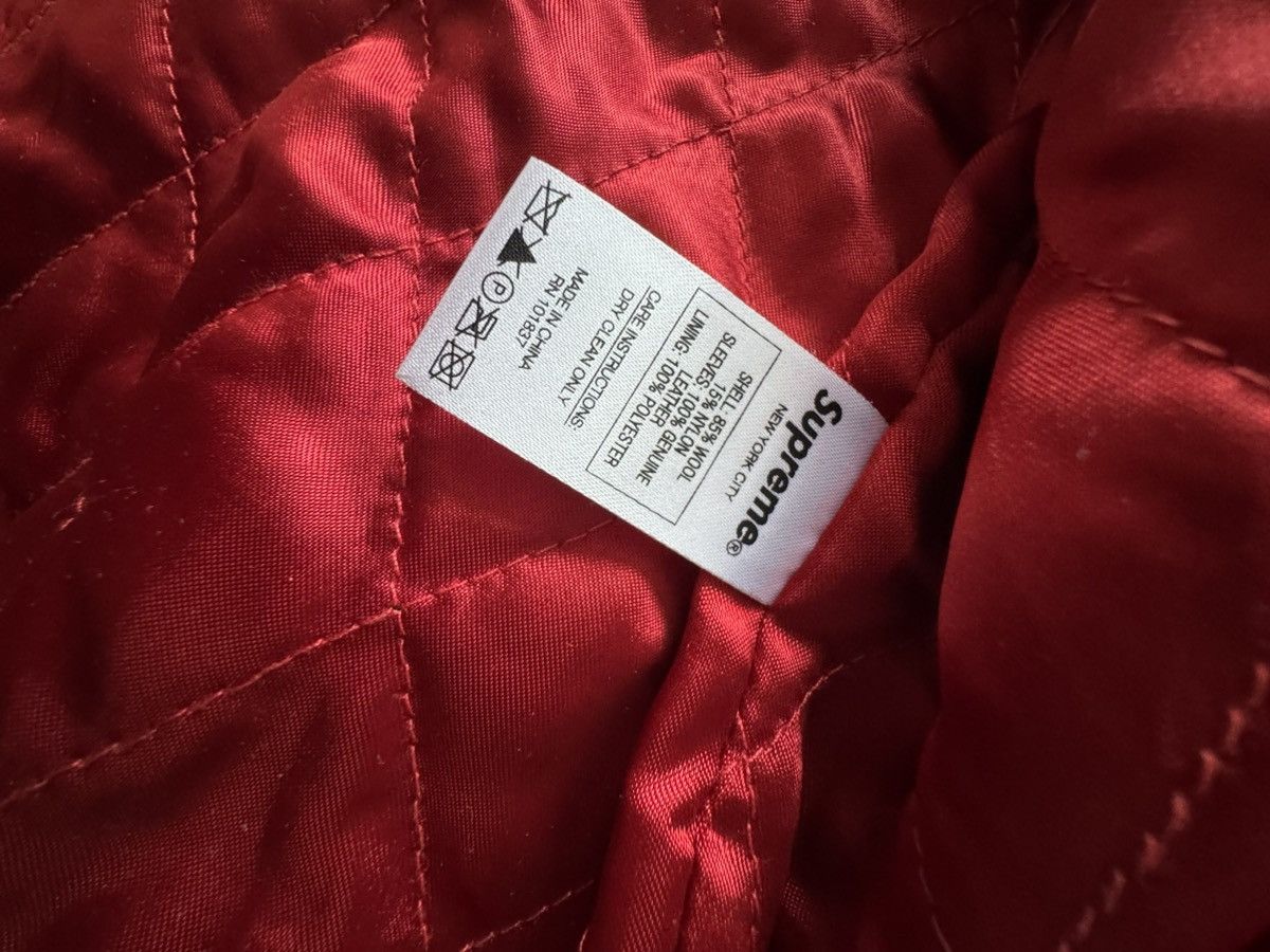 Supreme Supreme varisity leather jacket Size US M / EU 48-50 / 2 - 2 Thumbnail