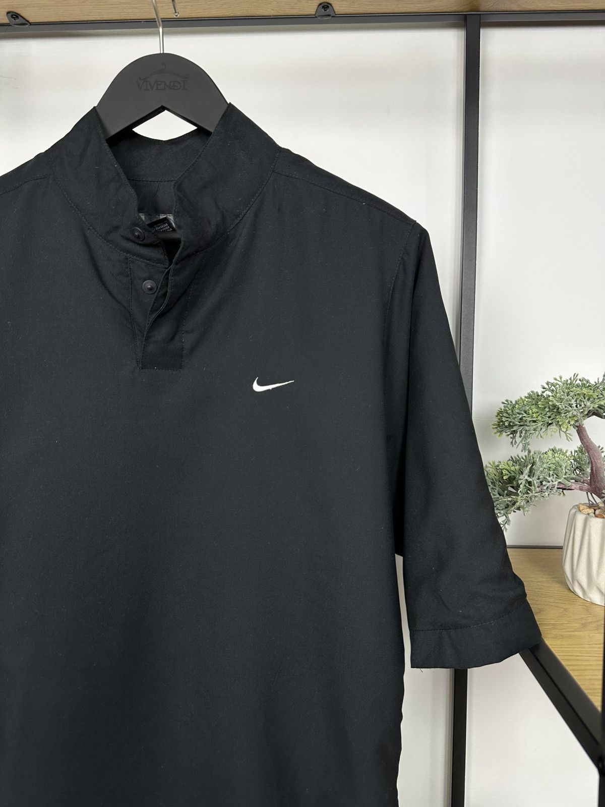 Nike Nike Golf Nylon Swoosh 1/4 Vintage Jersey T Shirt Tee Men’s Size US S / EU 44-46 / 1 - 2 Thumbnail