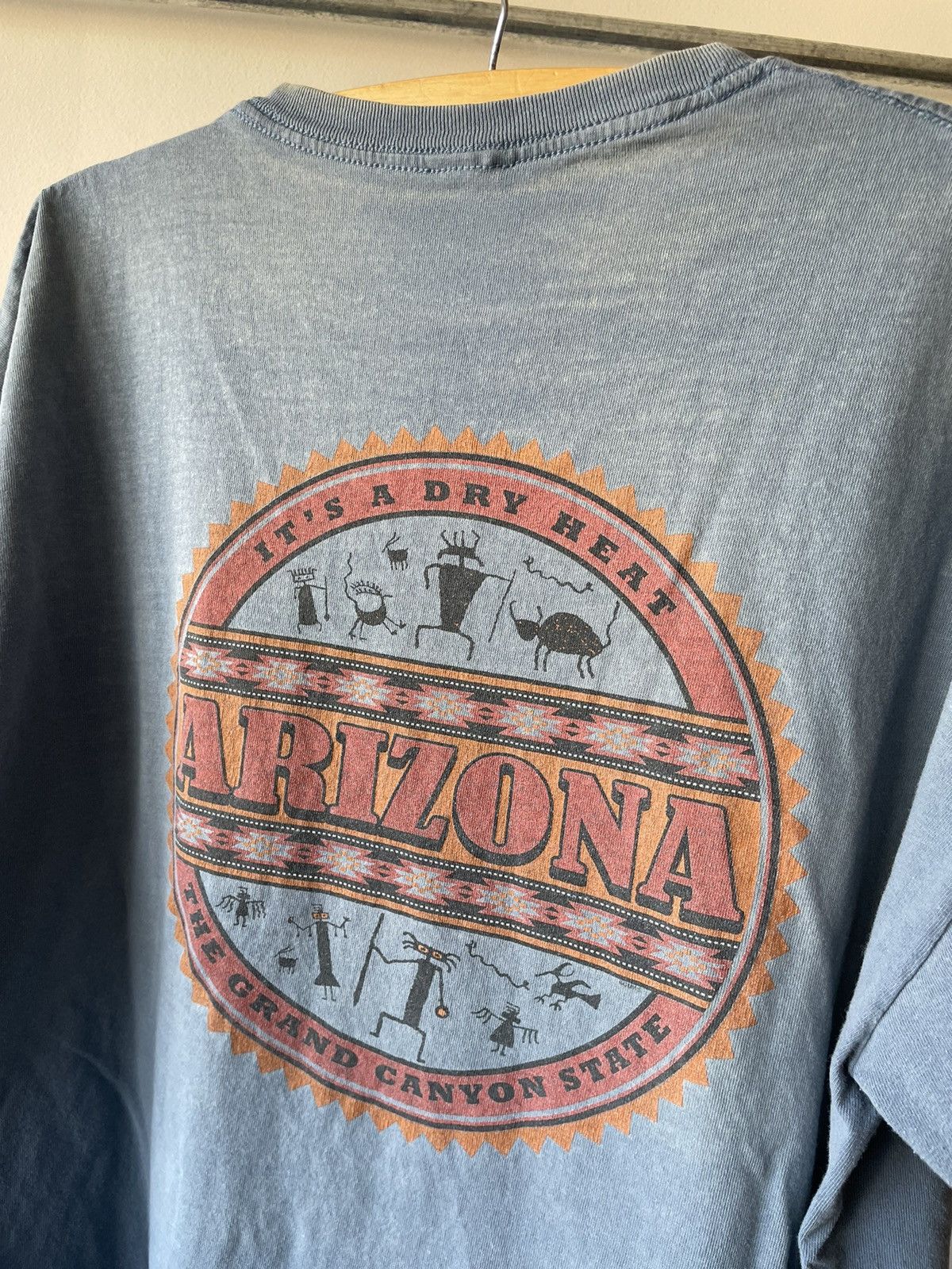 Vintage Sun Faded 90s Arizona Aztec Vintage tee Size US XL / EU 56 / 4 - 18 Thumbnail