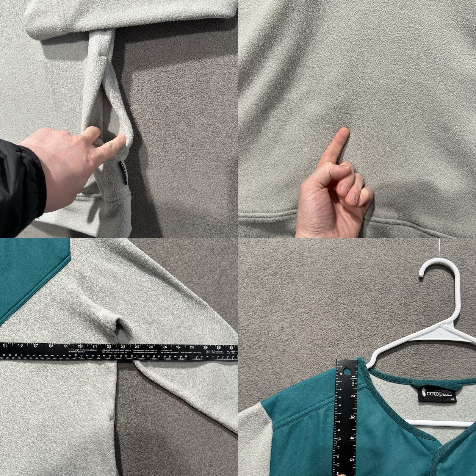 Cotopaxi Cotopaxi Sweater Mens Large Green/Teal Sabado Crew Snap Fleece Pullover Henley Size US L / EU 52-54 / 3 - 8 Thumbnail