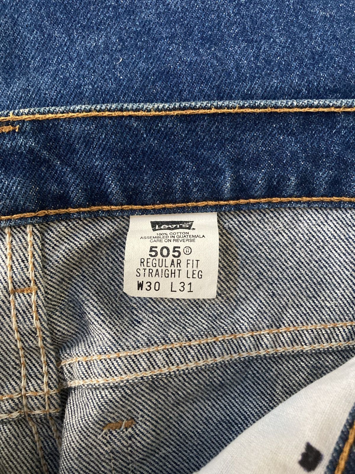 Vintage Levis 505 orange tab 🍊 Size US 30 / EU 46 - 6 Thumbnail