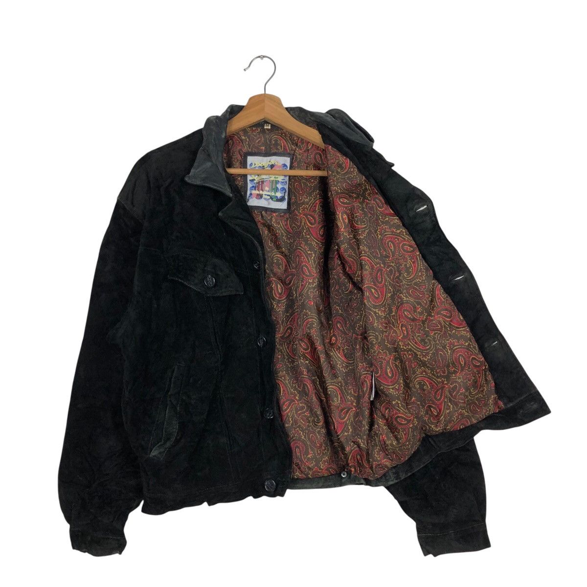 Japanese Brand 📌Vintage Leather Jacket Blanket Dragon Tokyo Issey Miyake Size US M / EU 48-50 / 2 - 12 Thumbnail