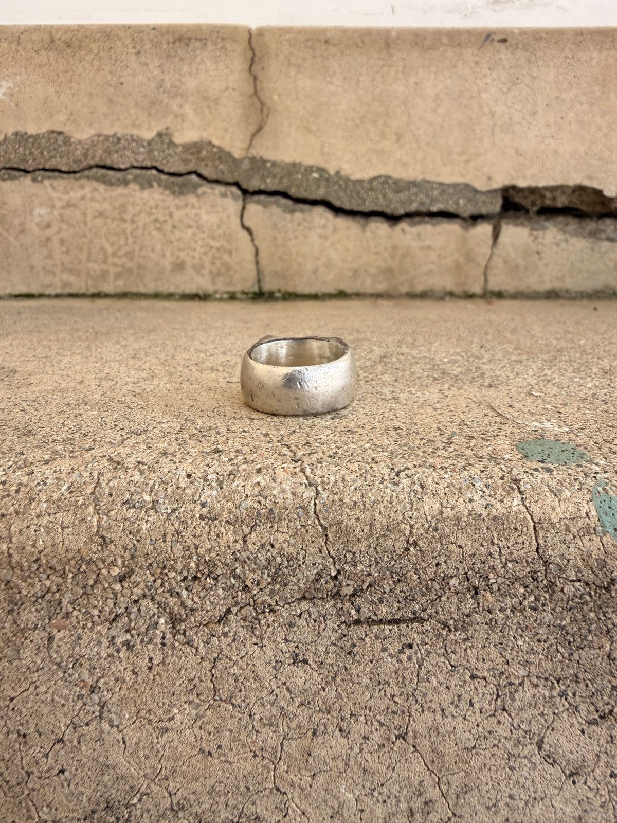 Sterling Silver Custom “IV” Signet Ring Size ONE SIZE - 3 Thumbnail