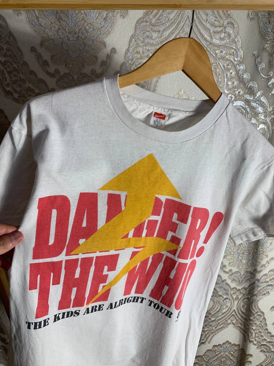 Hanes × Vintage VERY RARE DANGER THE WHO THE KIDS ARE ALRIGHT TOUR 89s USA Size US L / EU 52-54 / 3 - 2 Thumbnail