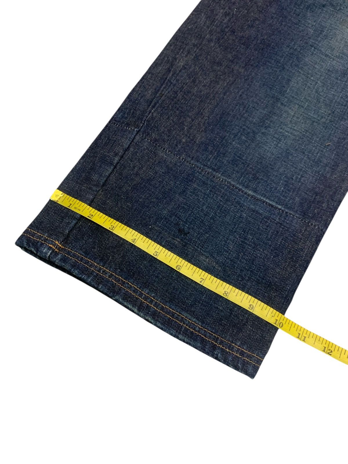 Pelle Pelle × Vintage Rare Vintage Pelle Pelle Buckle Back Baggy Style Jeans Size US 35 - 12 Thumbnail
