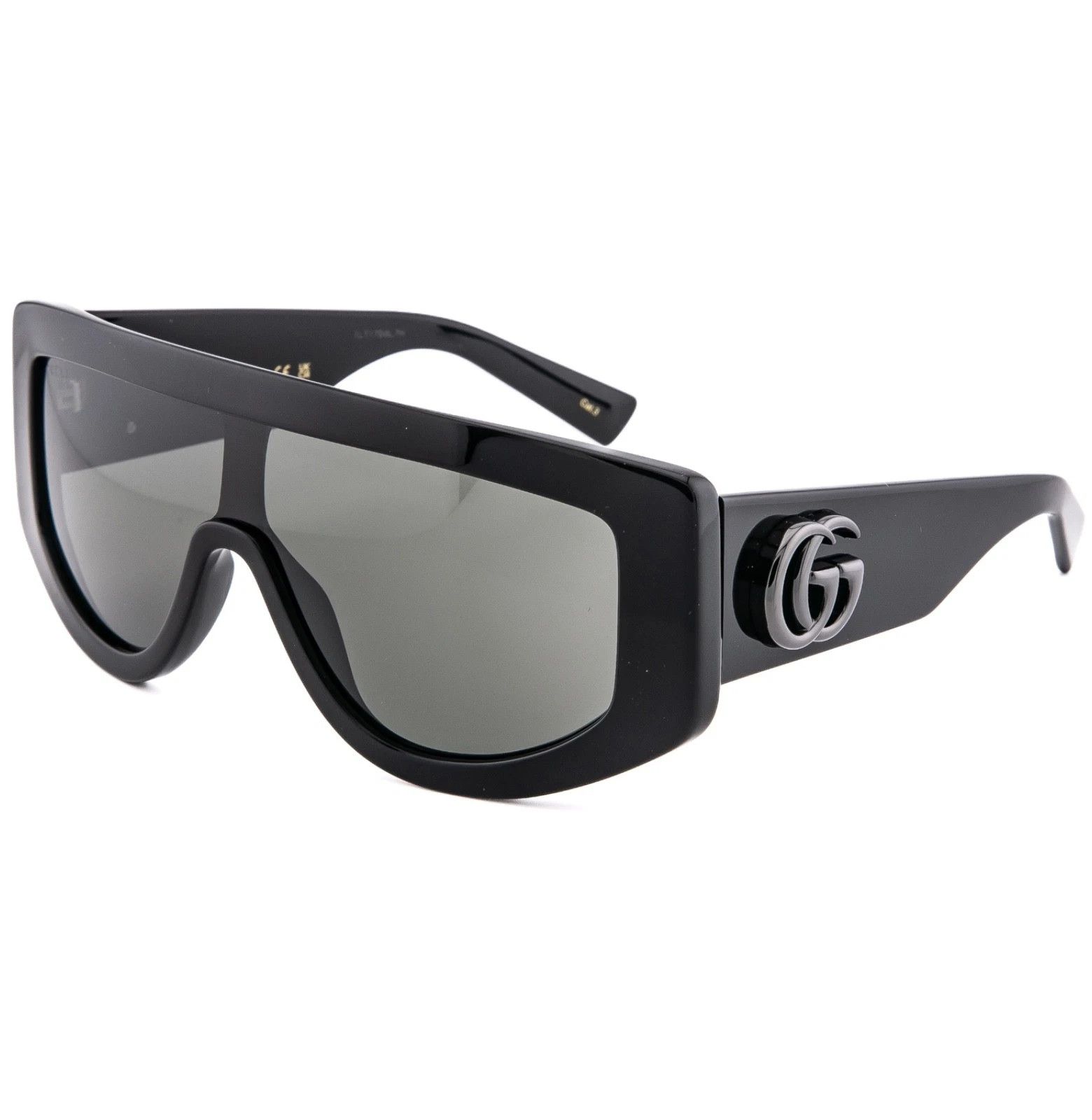 Gucci GUCCI GG1950S Black 1950 GG Geometric Mask Sunglasses 001 Size ONE SIZE - 3 Thumbnail