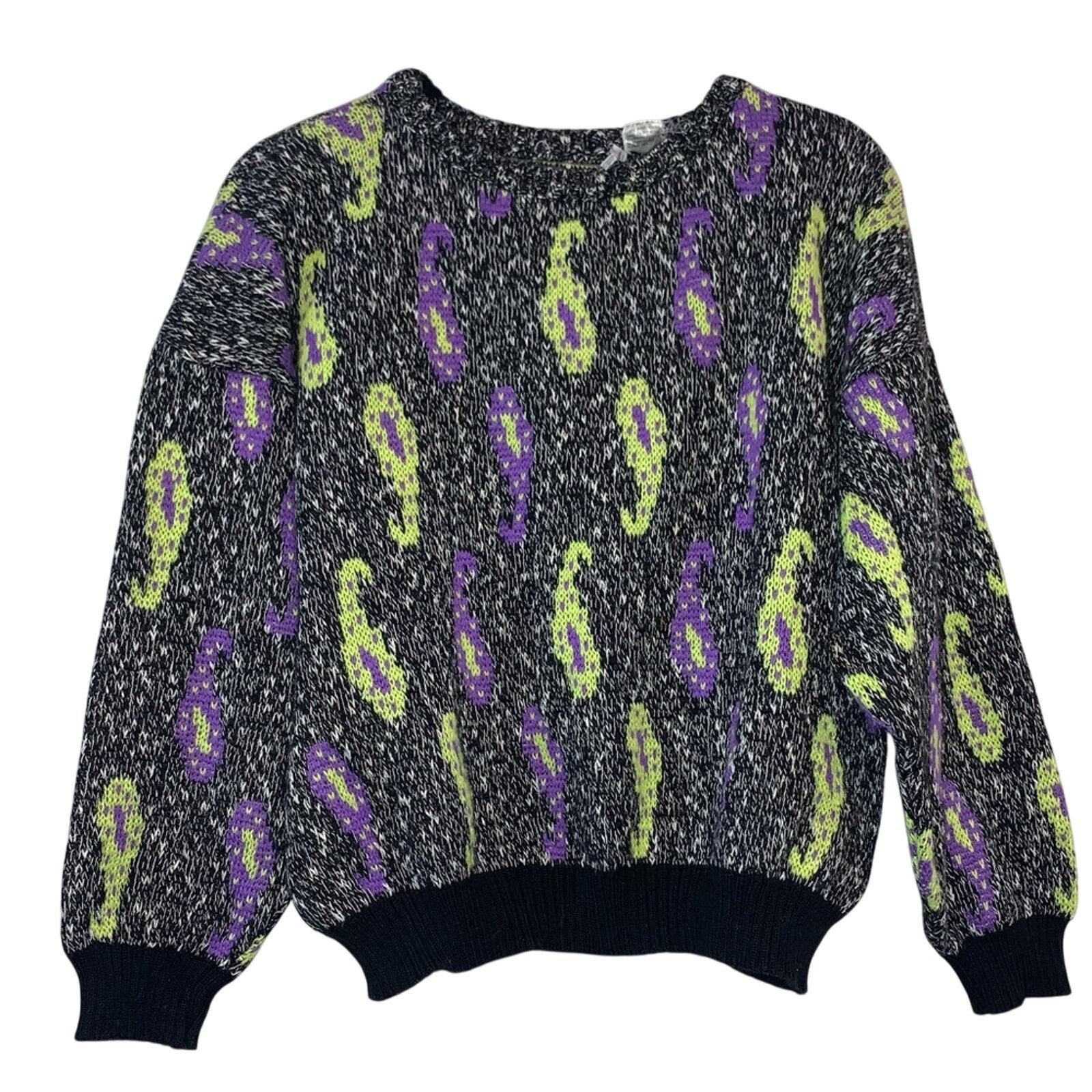 Vintage Vintage Miss Jackson’s Wool Blend Paisley Sweater Size S / US 4 / IT 40 - 1 Thumbnail