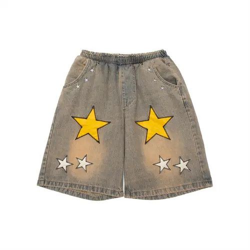 image of Stars Graphic Shorts in Blue, Men's (Size 28)