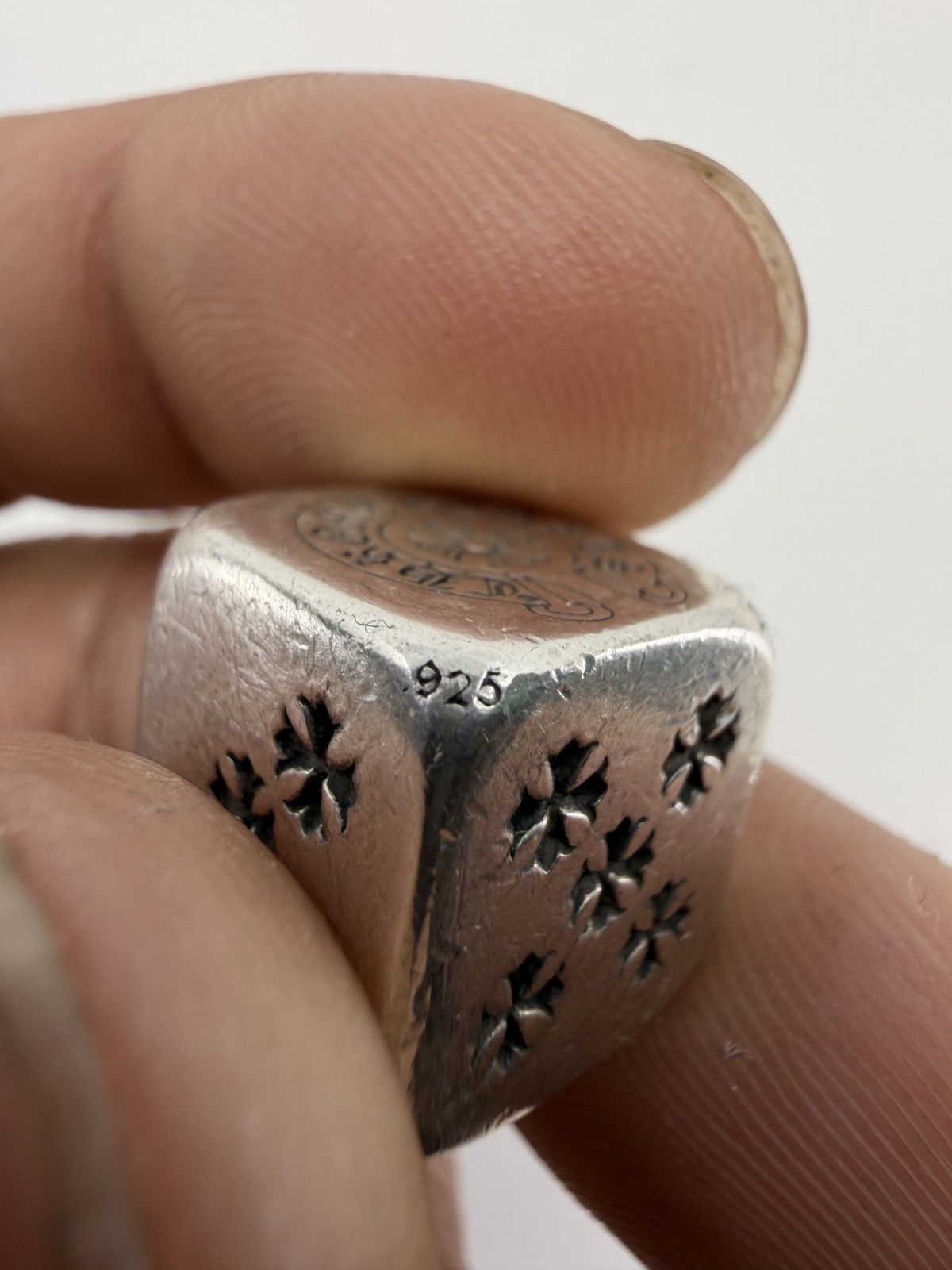 Chrome Hearts Chrome Hearts Silver Dice Set Size ONE SIZE - 3 Thumbnail