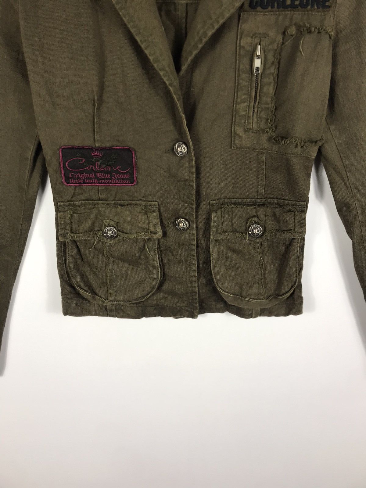 Japanese Brand 🔥Nice Design Corleone Destressed Style Button Jacket Size XS / US 0-2 / IT 36-38 - 5 Thumbnail