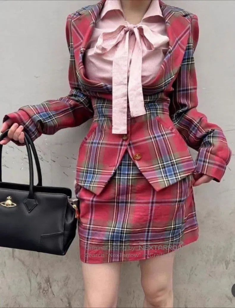 Vivienne Westwood Vivienne Westwood Gingham Suit Size M / US 6-8 / IT 42-44 - 2 Thumbnail