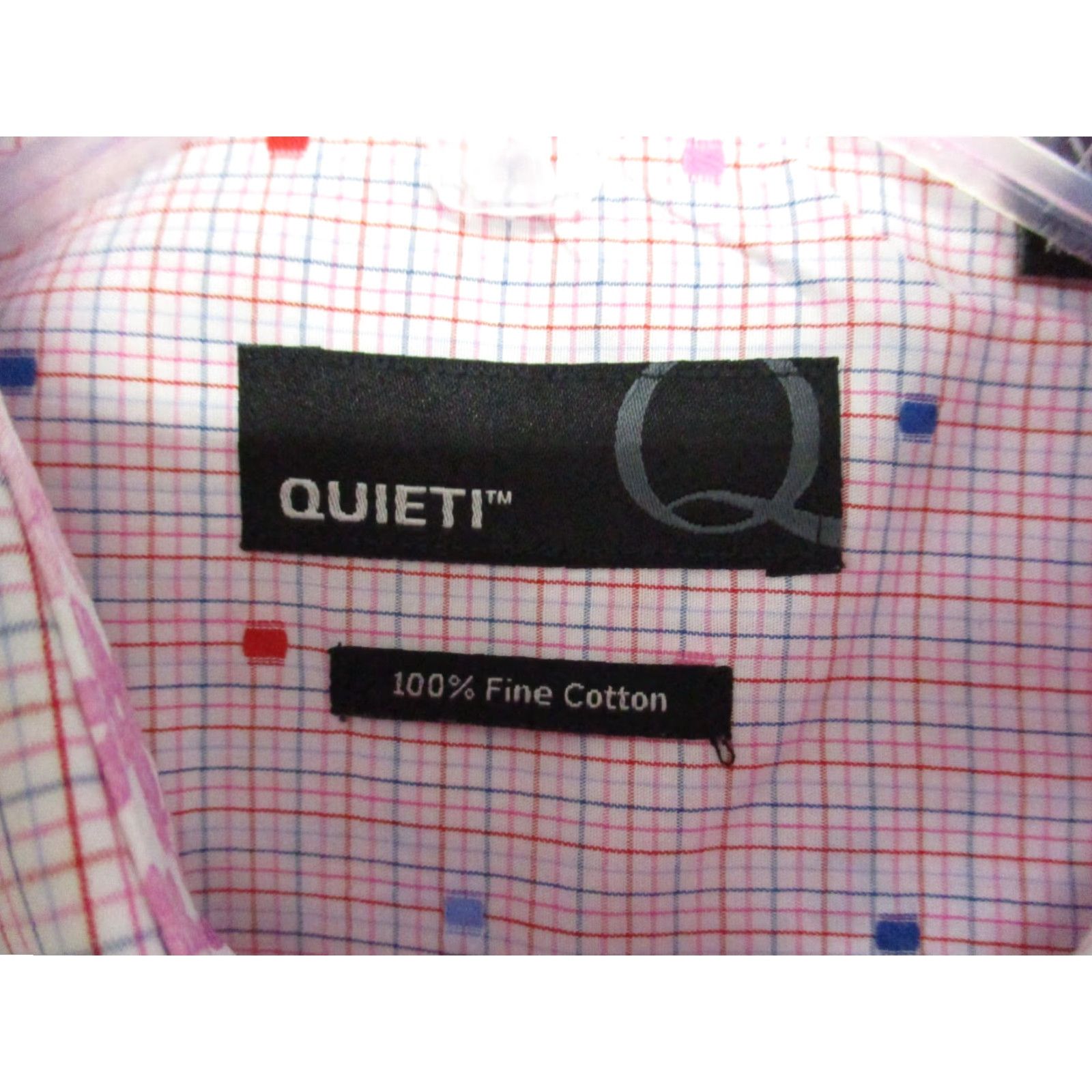 Vintage Quieti Shirt XL Men Long Sleeve Salmon Multi Dot Flip Cuff Size US XL / EU 56 / 4 - 6 Thumbnail