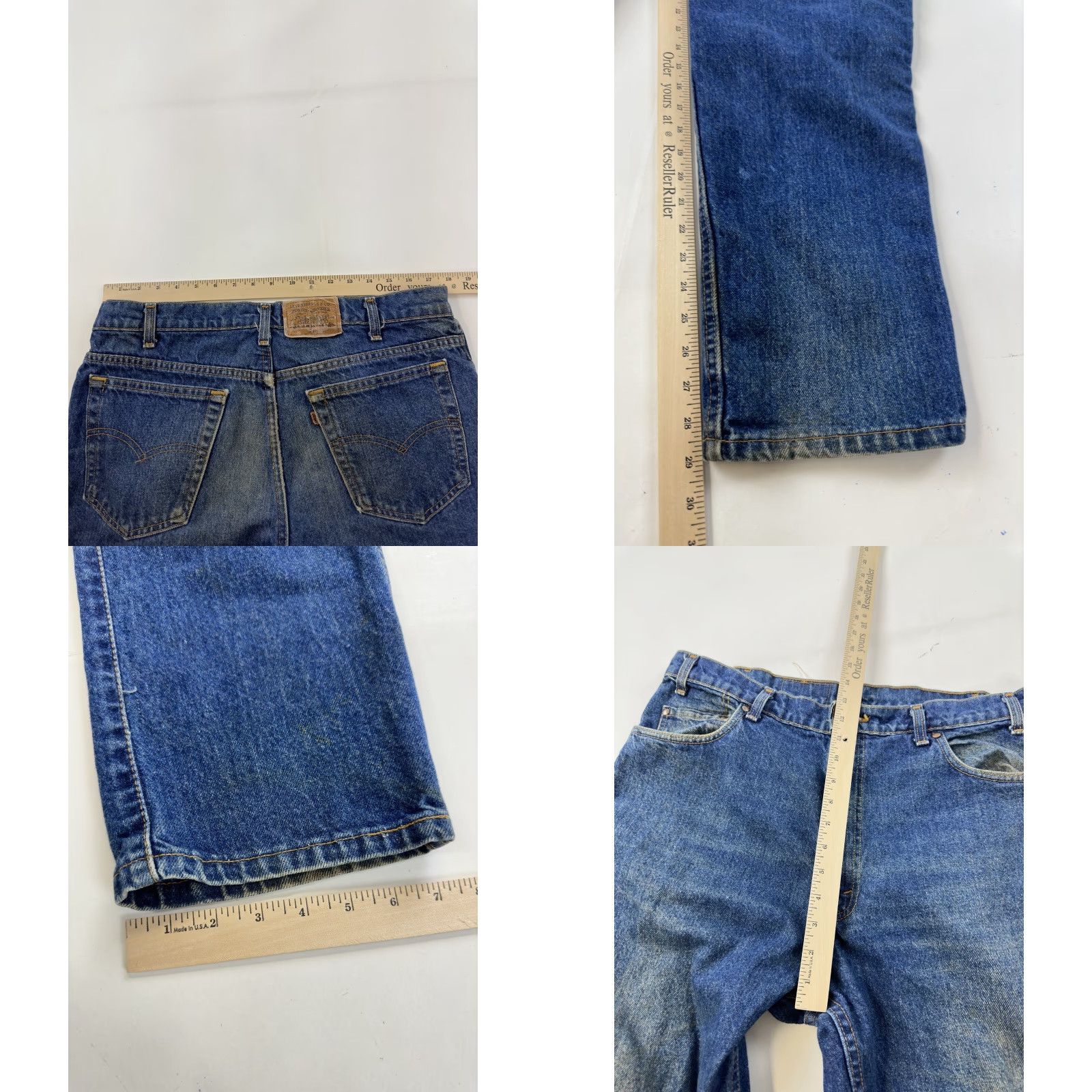 Levi's VINTAGE Levi's 540 Jeans Regular Men 36 Blue 80s 90s Distressed Straight Denim Pants 29in Inseam Size US 36 / EU 52 - 8 Thumbnail