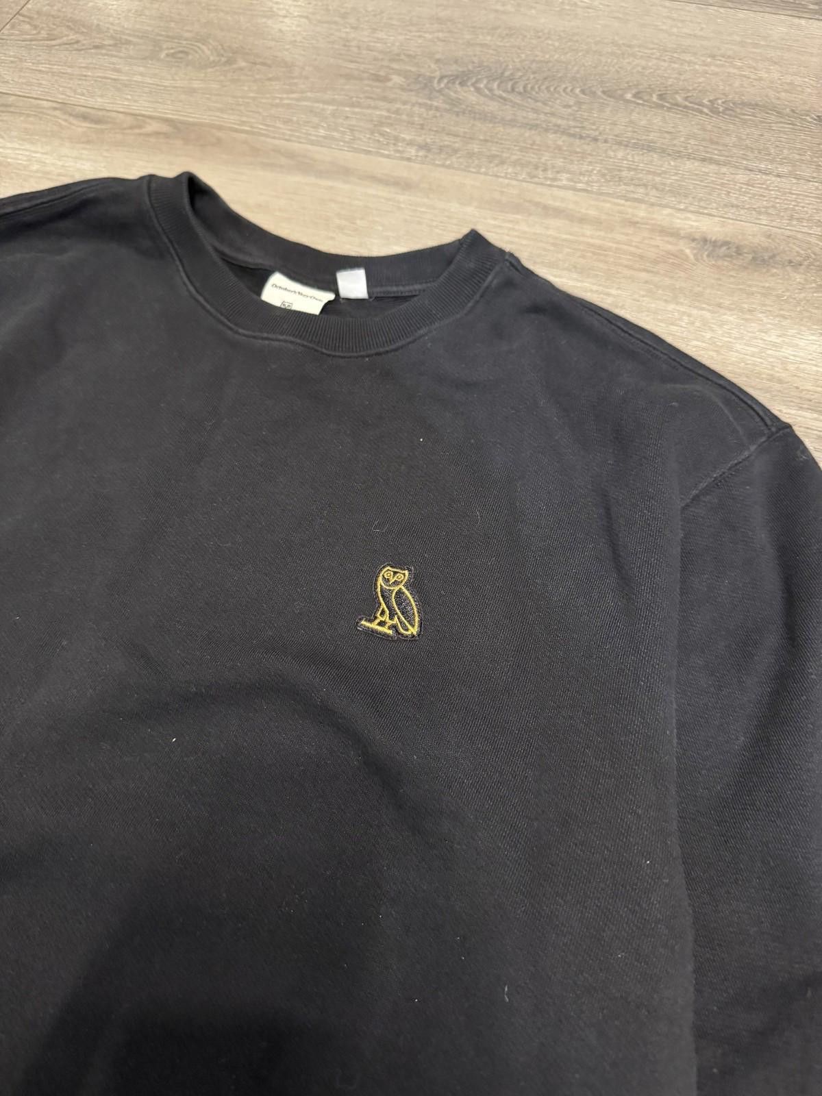 Other October's Very Own OVO Logo Crewneck M Black Size US 32 / EU 48 - 2 Thumbnail