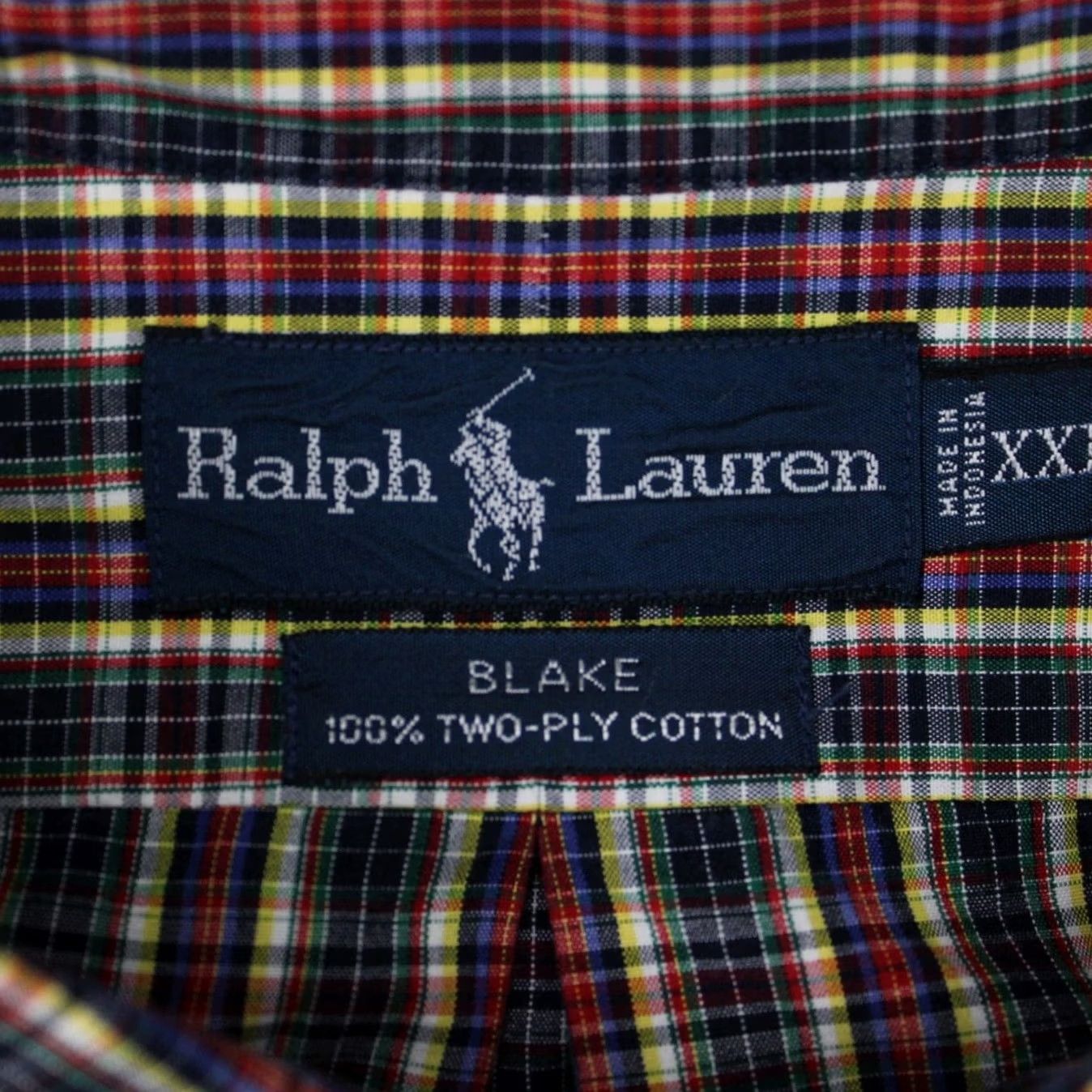 Ralph Lauren Ralph Lauren Button-Up Shirt Mens 2XL XXL Red/Blue/Yellow Check Cotton L/S Button-Down Casual, Formal, Workwear, Preppy Size US XXL / EU 58 / 5 - 7 Thumbnail