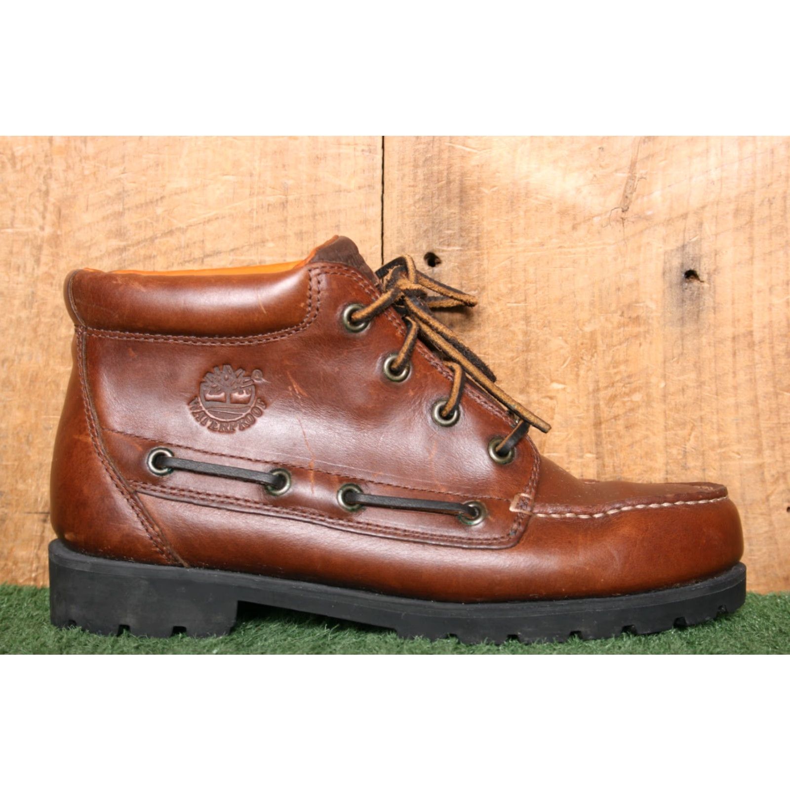 Timberland Vintage Timberland Brown Leather Gore-Tex Ankle Boots Women's 8.5 M (Fit 8 N) Boot Size US 8 / IT 38 - 2 Thumbnail
