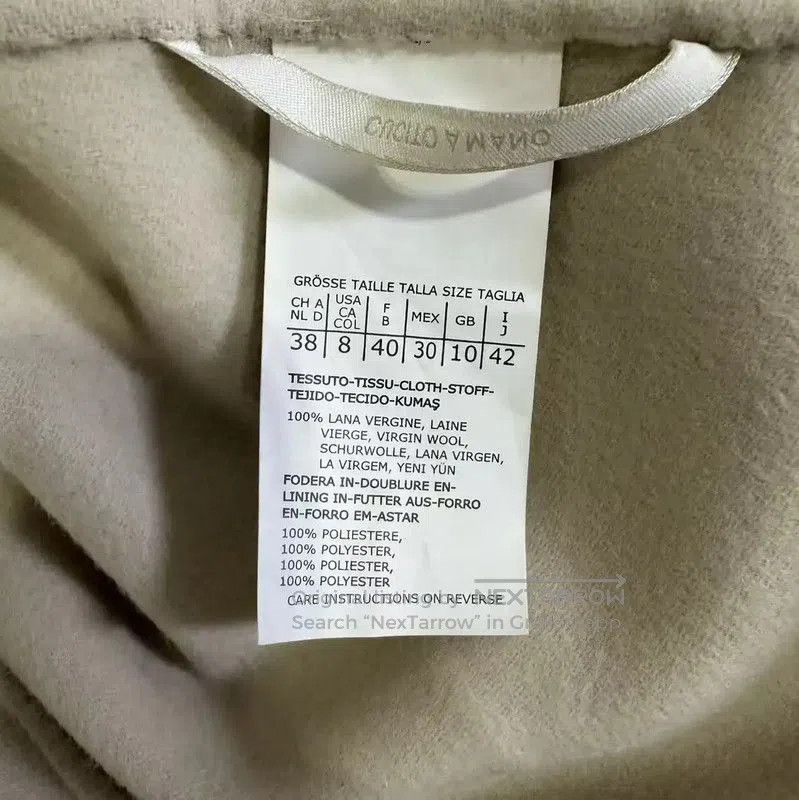 Max Mara MaxMara Classic Khaki Wool Women's Coat . Size XXS / US 00 / IT 34 - 3 Thumbnail