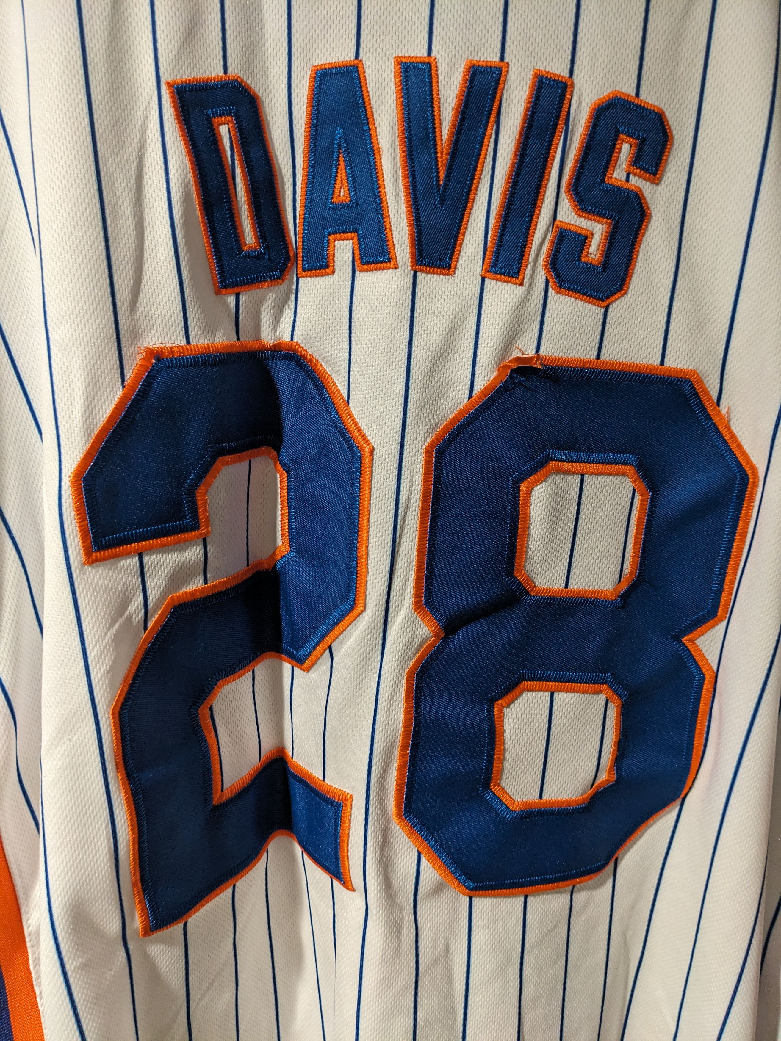 Vintage New York Mets MLB Baseball J.D. David Pull Over Jersey Size US XXL / EU 58 / 5 - 6 Thumbnail