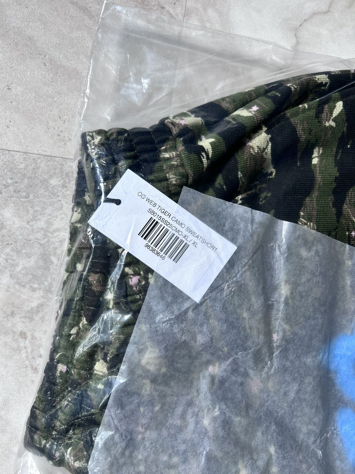 Sp5der × Young Thug Sp5der OG Web Tiger Camo Sweatshorts Size XL Size US 36 / EU 52 - 7 Thumbnail