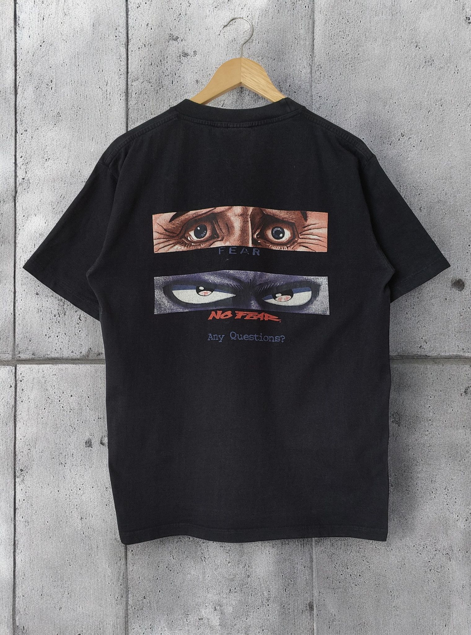 No Fear No Fear Vintage 90s Any Questions VTG Tshirt Size US L / EU 52-54 / 3 - 1 Thumbnail