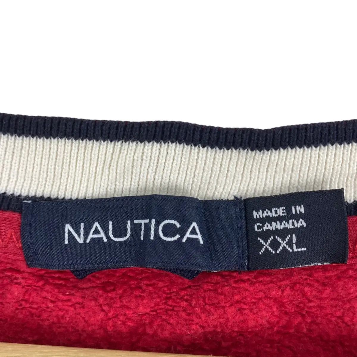 Nautica Vintage 90’ NAUTICA Sailing Gear Embroidered Sweatshirt Red Size US XXL / EU 58 / 5 - 7 Thumbnail