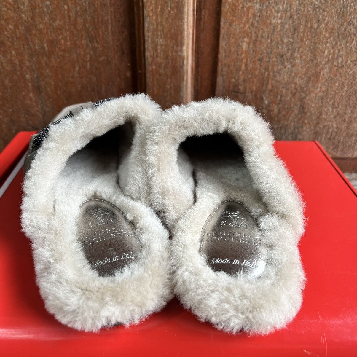 Brunello Cucinelli Brunello cucinelli Embellished suede Slippers/ Mules Size US 8 / IT 38 - 5 Thumbnail