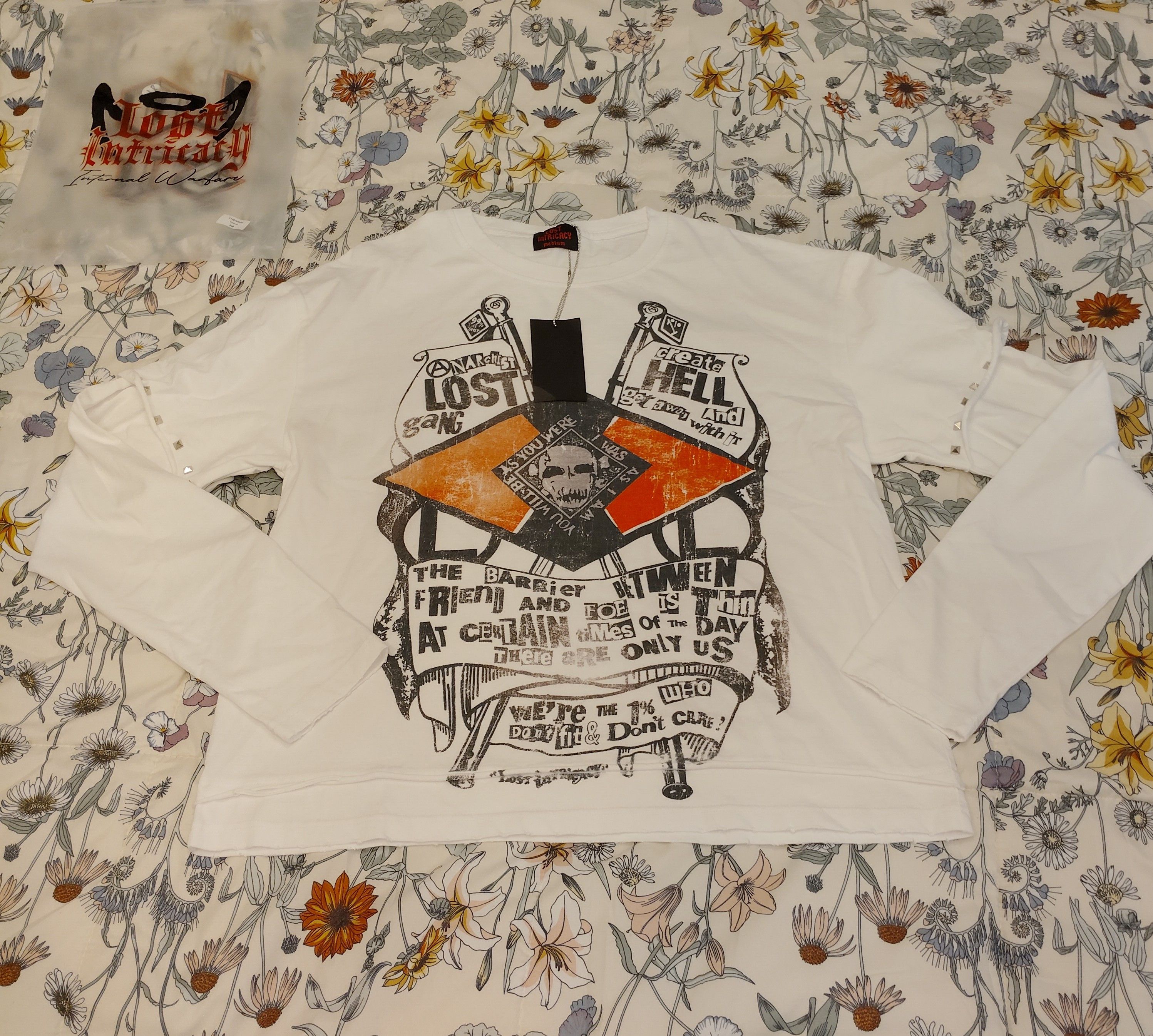LOST INTRICACY Lost Intricacy White Westwood Long Sleeve Size Medium Size US XL / EU 56 / 4 - 3 Thumbnail