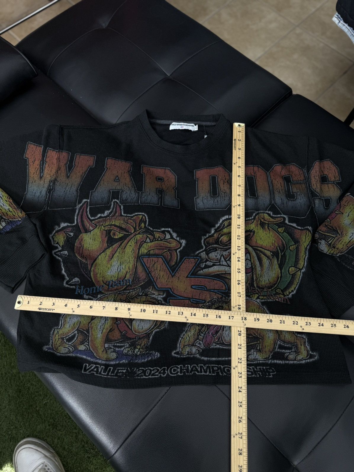Vale Valley Bull Dogs Long Sleeve Tee Shirt Size XL (NEW) Size US XL / EU 56 / 4 - 6 Thumbnail