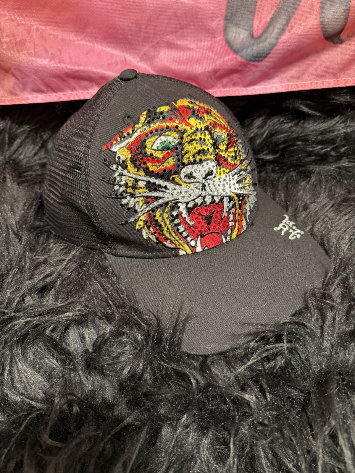 Ed Hardy Ed Hardy Tiger Rhinestone Hat Size ONE SIZE - 1 Thumbnail