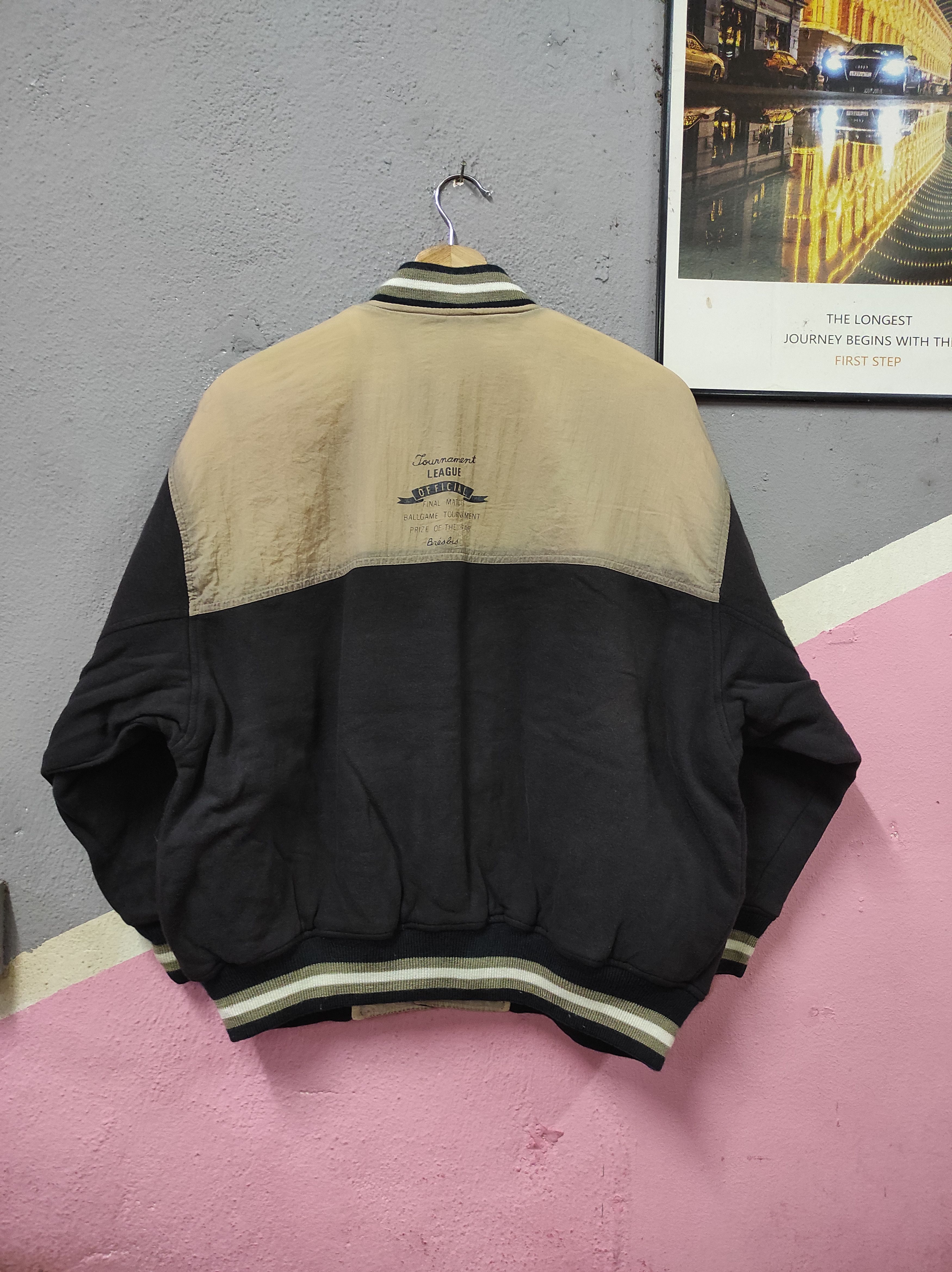 Vintage BRES BIS FINAL SQUASH TOURNAMENT VARSITY JACKET OVERSIZED Size S / US 4 / IT 40 - 6 Thumbnail