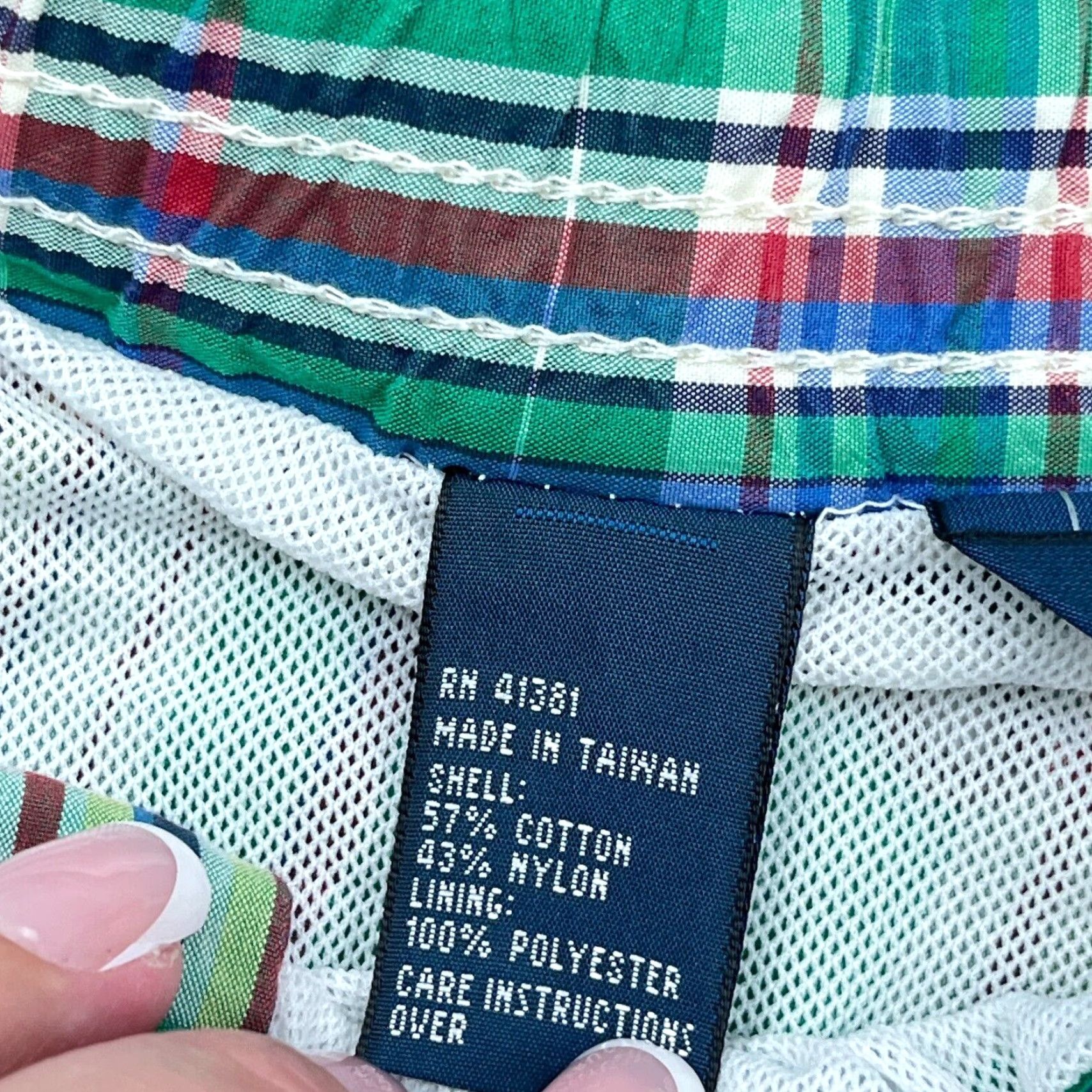 Polo Ralph Lauren VINTAGE Polo Ralph Lauren Swim Trunks Men L Green Polo Ralph Lauren Swim Trunks Men L Green 90s Tartan Size US L / EU 52-54 / 3 - 6 Thumbnail