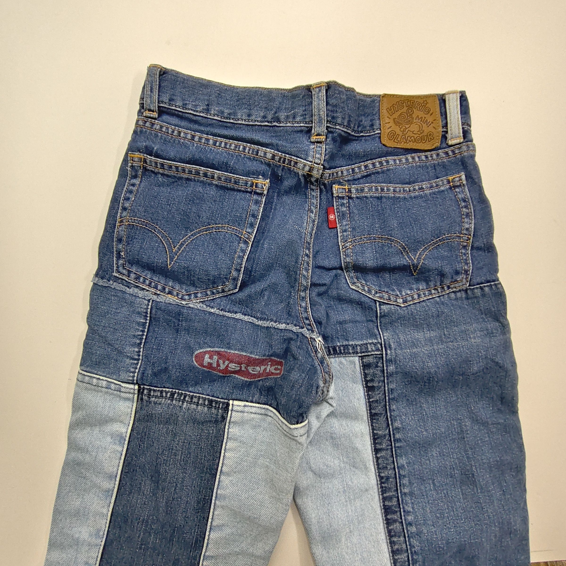 Issey Miyake Hysteric Glamour Patchwork Flare Jeans #P1 Size US 32 / EU 48 - 5 Thumbnail