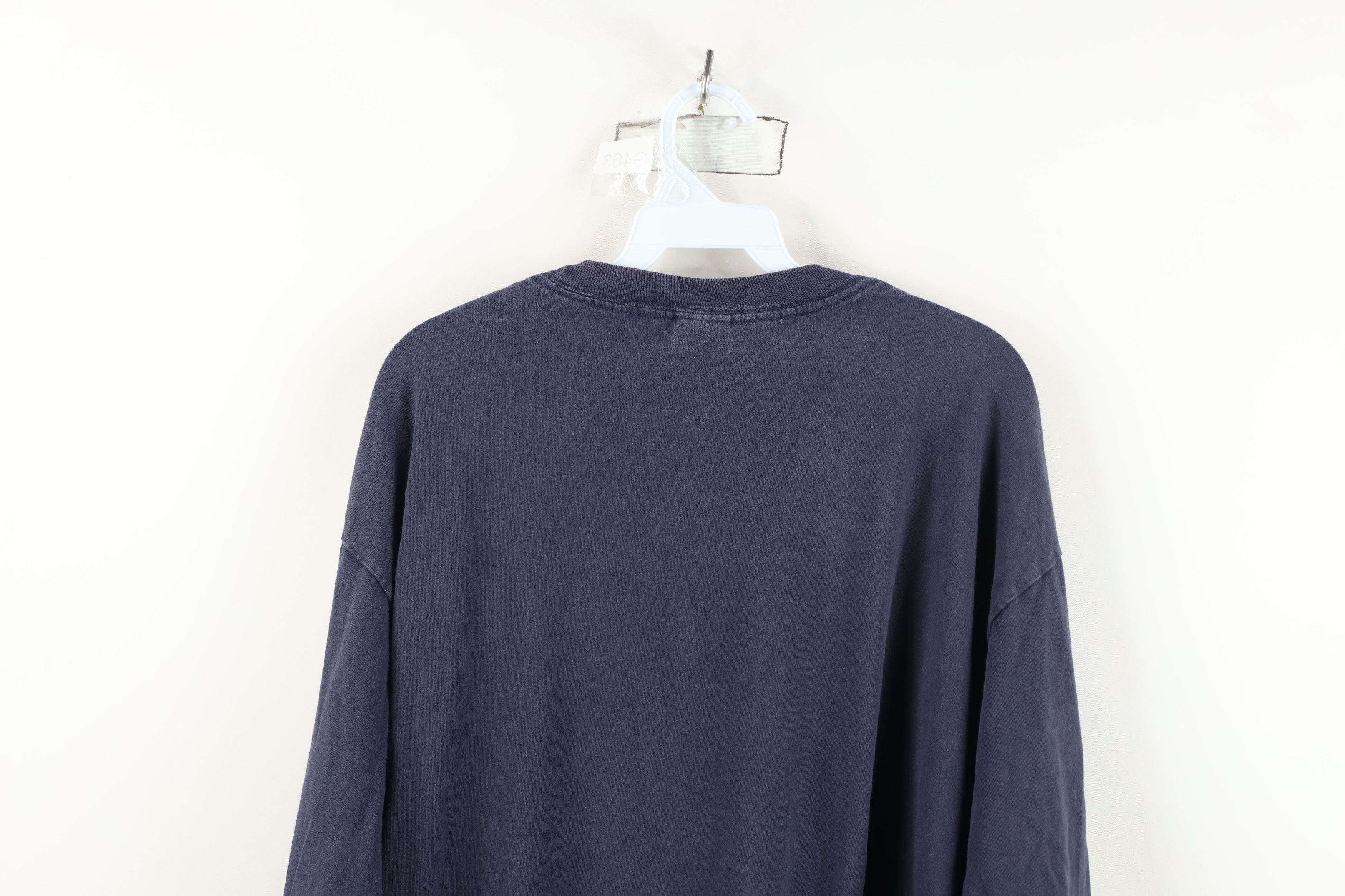 Vintage Vintage 90s Y2K Streetwear Cotton Blank Long Sleeve T-Shirt Size US XL / EU 56 / 4 - 12 Thumbnail