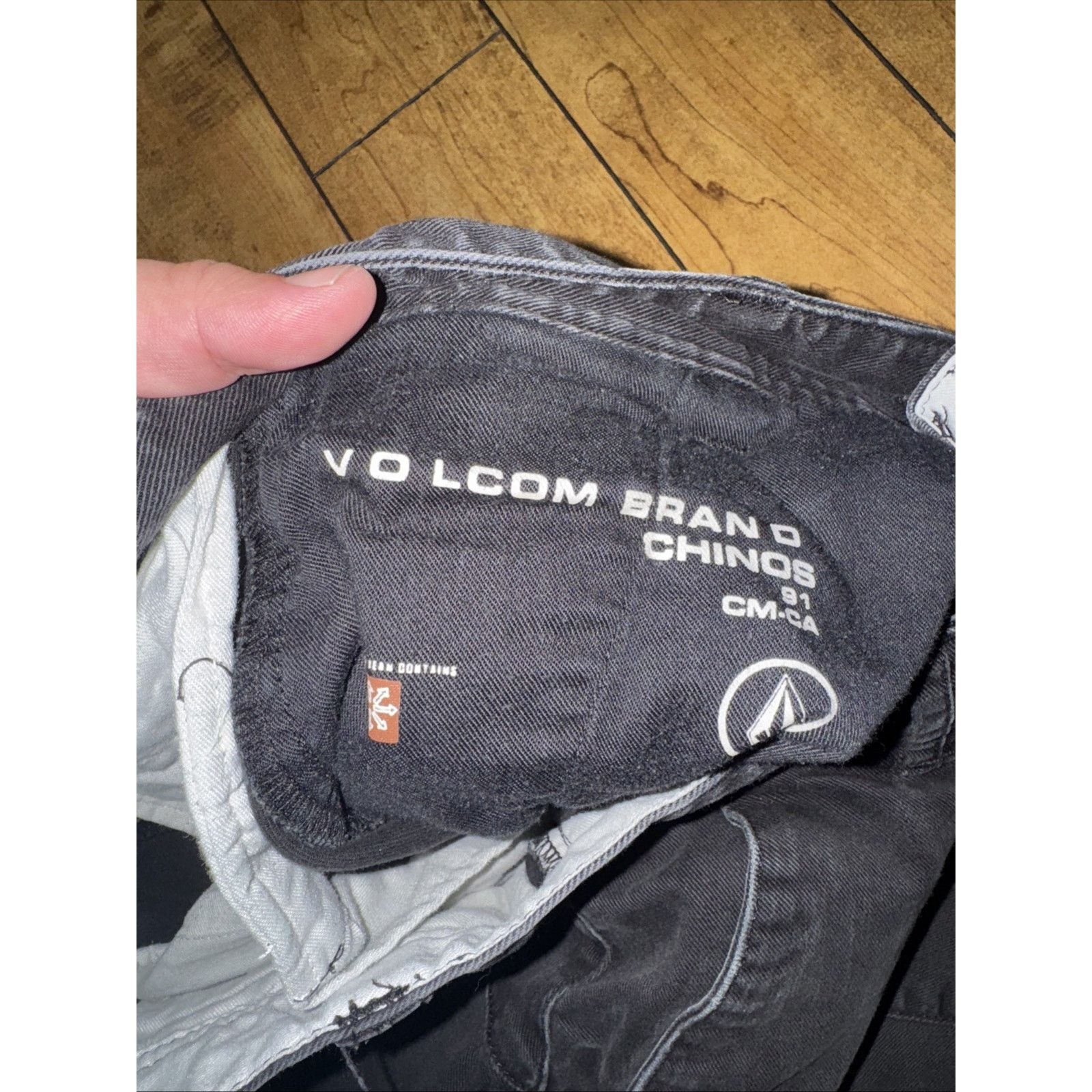 Volcom Volcom Black Denim Jeans Men’s 30x30 Slim Straight Chino Size US 30 / EU 46 - 6 Thumbnail