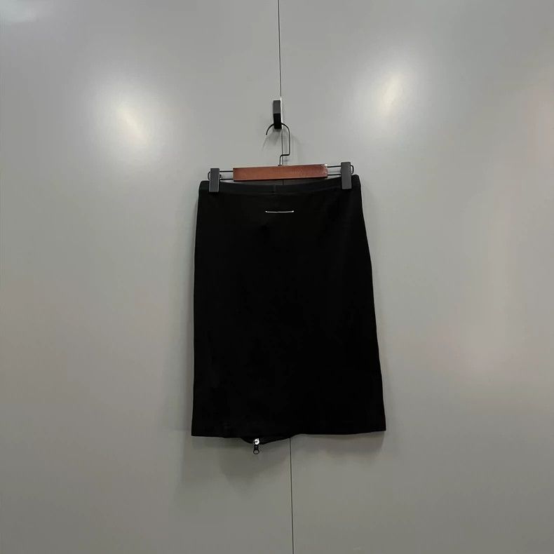 Maison Margiela Maison Margiela Size S Black oblique zipper logo printed s Size 33" - 2 Thumbnail