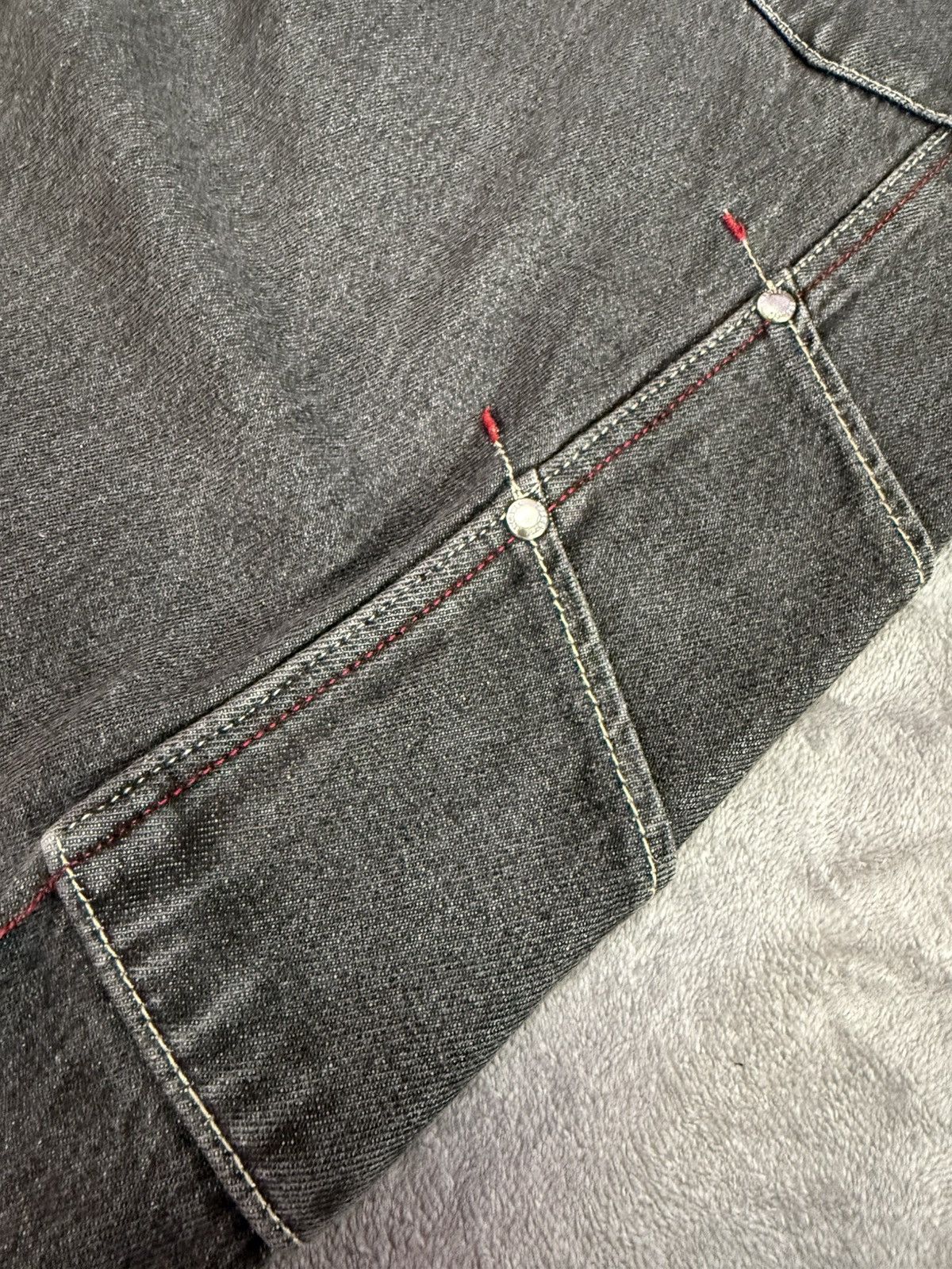 JNCO × Southpole Y2K Transer Double Knee Skate Baggy Jeans Size US 30 / EU 46 - 17 Thumbnail