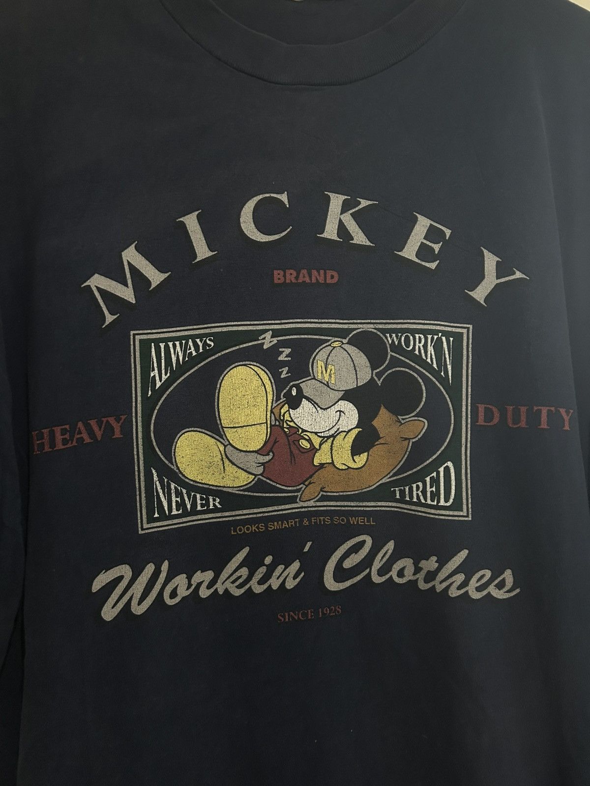 Mickey Mouse Mickey Mouse Workin’ Clothes Always Work’n Never Tired Tee Size US XXL / EU 58 / 5 - 1 Thumbnail