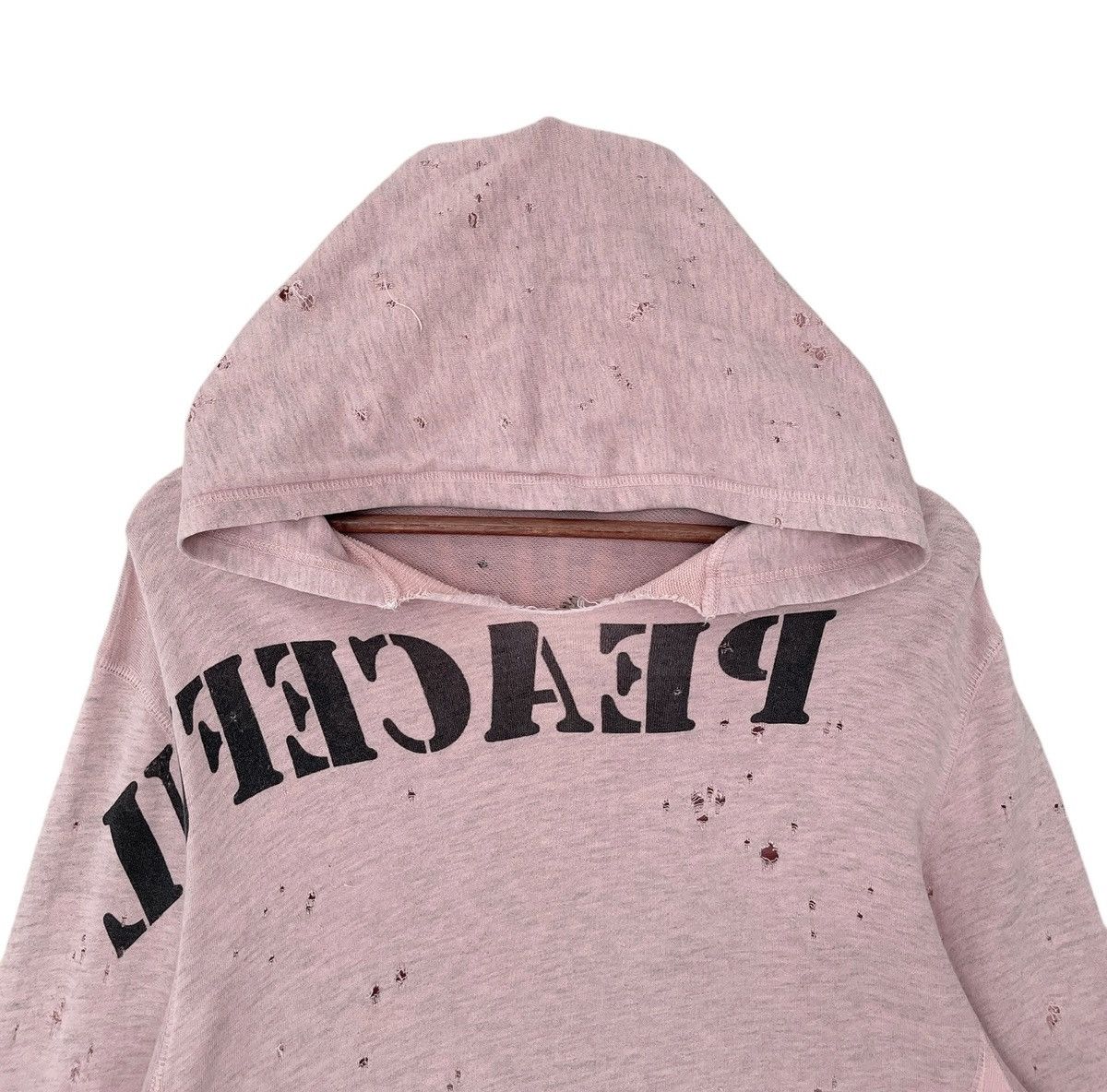 If Six Was Nine × Johnbull Vintage Brand John Bull Distressed Hoodie 1990s Size US M / EU 48-50 / 2 - 3 Thumbnail