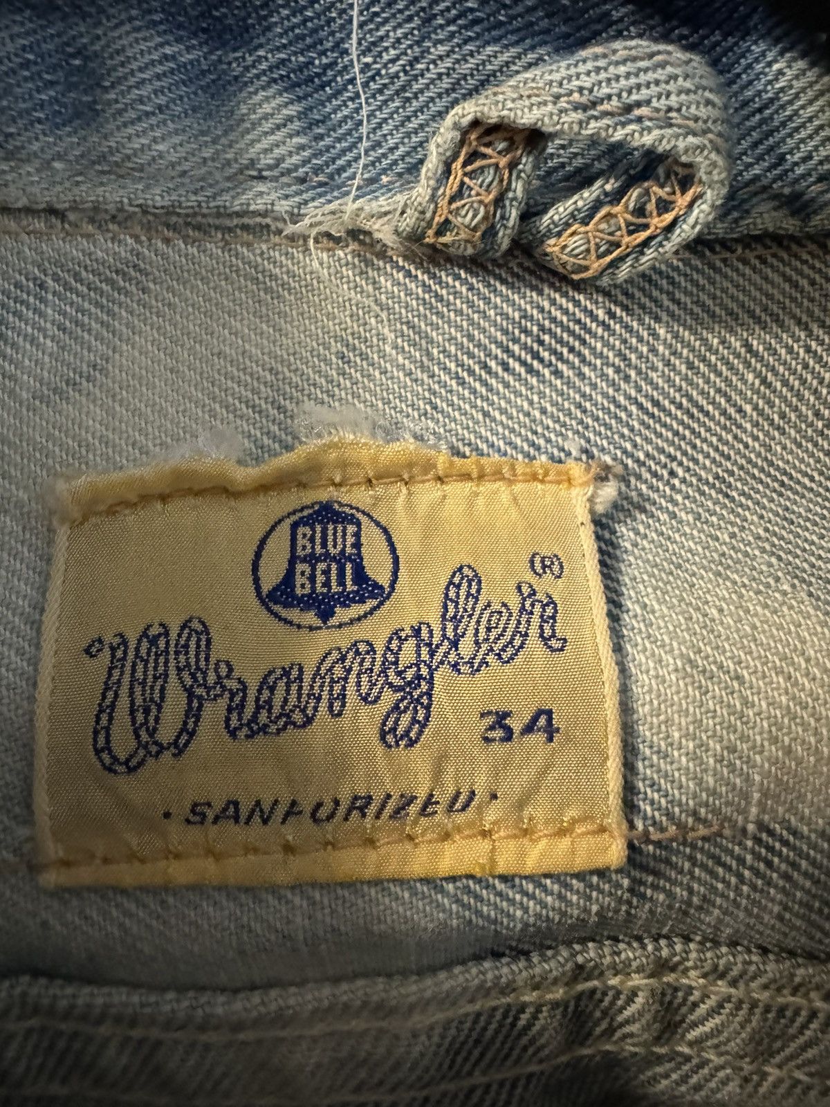 Wrangler 50s WRANGLER BLUE BELL DENIM JACKET Tie Dyed HandPainted Cat Size S / US 4 / IT 40 - 6 Thumbnail