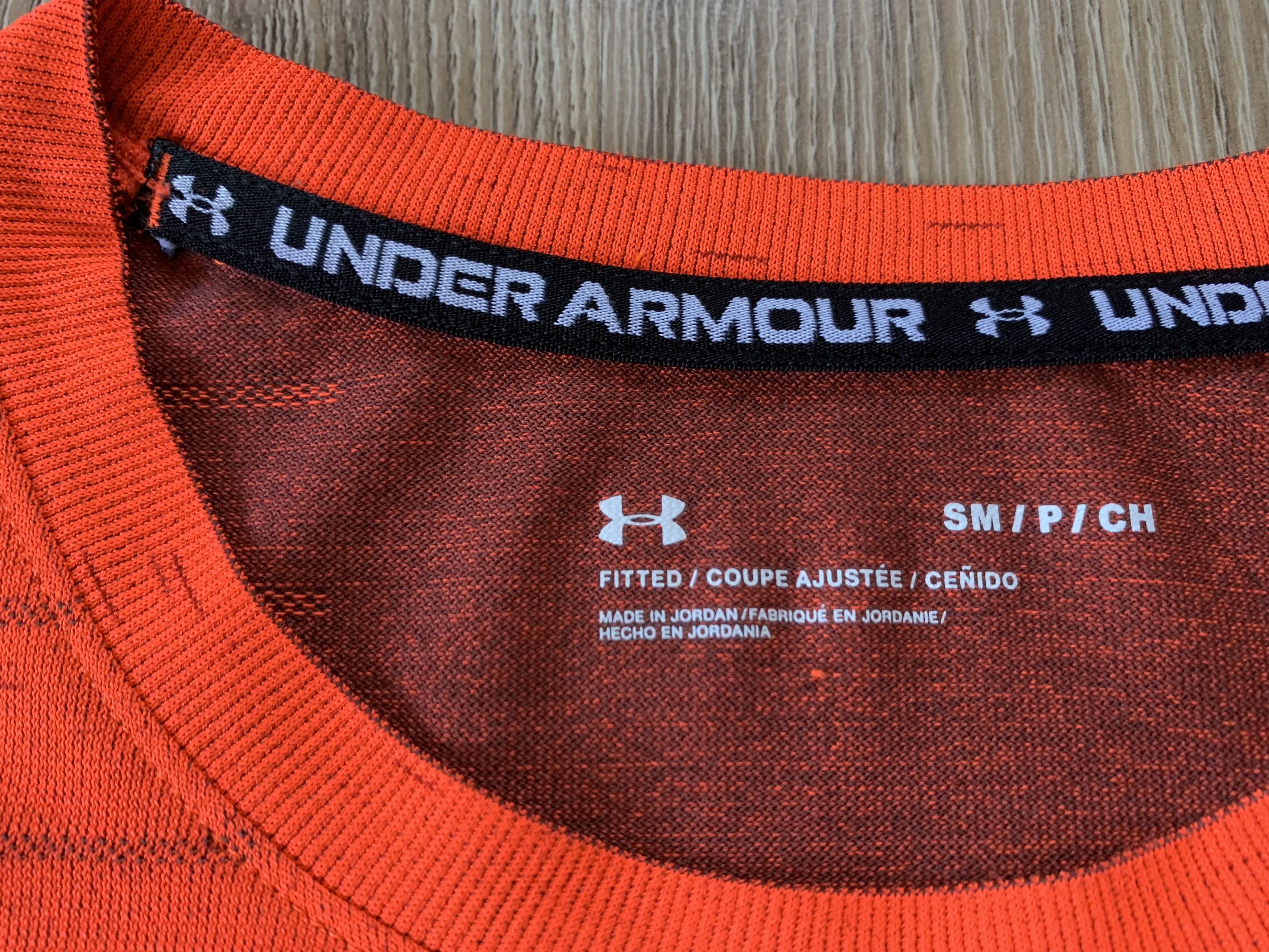 Under Armour Under Armour Fitted Men's Orange Training T Shirt Size US S / EU 44-46 / 1 - 6 Thumbnail