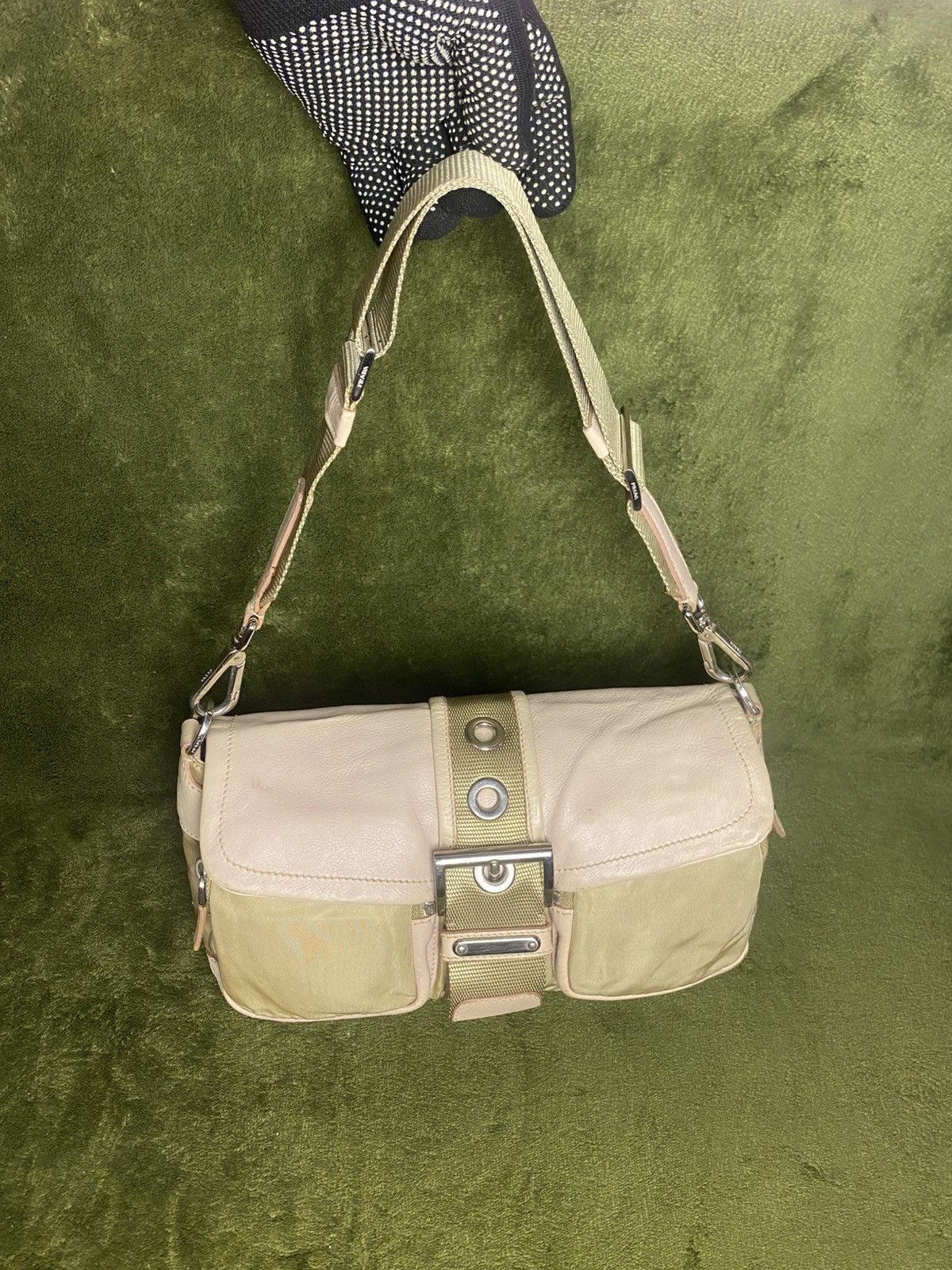 Prada Prada Tessuto Nylon and leather shoulder bag Size ONE SIZE - 22 Thumbnail
