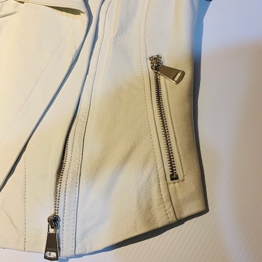 Bebe Bebe BN Genuine leather beige vest S Size S / US 4 / IT 40 - 2 Thumbnail
