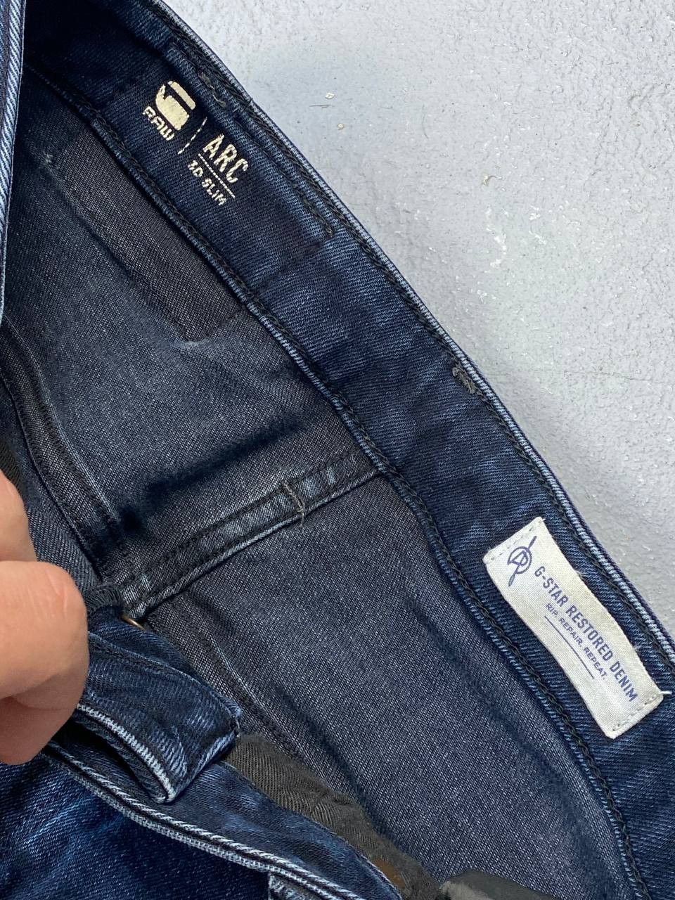G-Star G Star Raw Arc 3D Mens Skinny Denim Pants Jeans Distressed Size US 29 - 4 Thumbnail