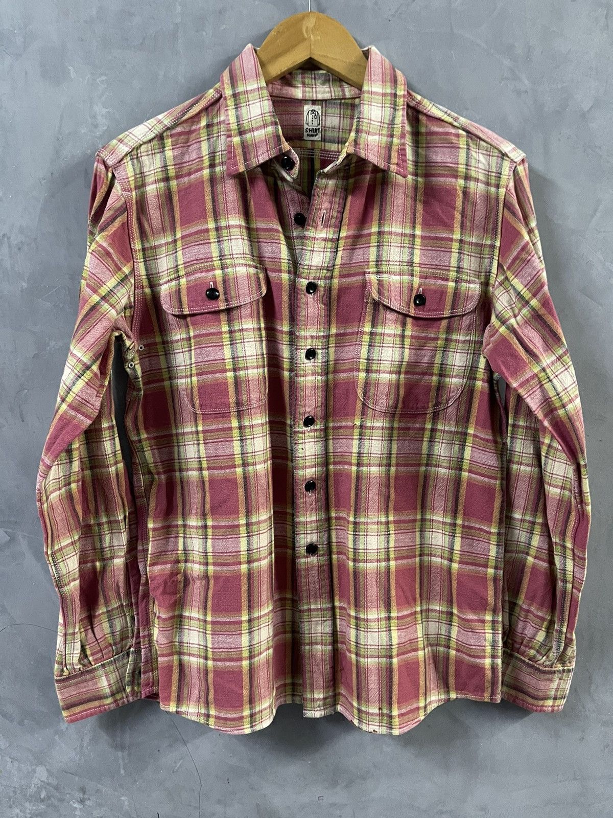 Hiroshi Kato KATO - Cotton Flannel Shirt Round Pocket Size US S / EU 44-46 / 1 - 1 Thumbnail