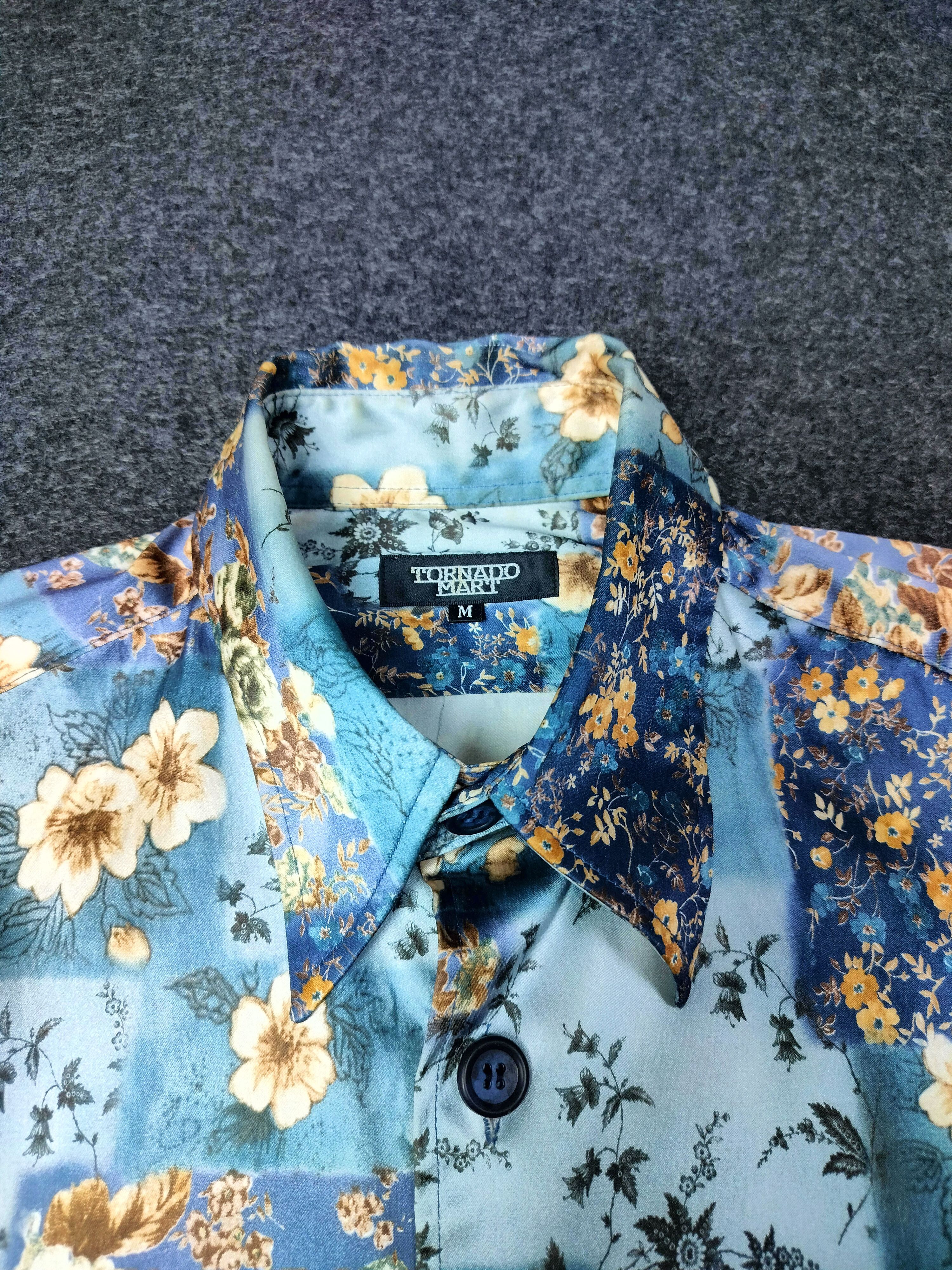 Tornado Mart Tornado Mart Floral Button Ups Size US M / EU 48-50 / 2 - 3 Thumbnail