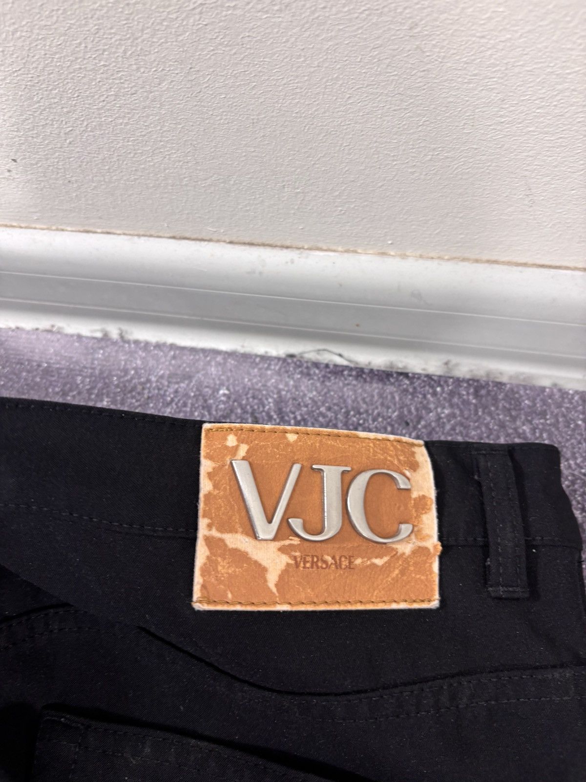 Versace Jeans Couture Versace Jeans Couture Vintage Women’s Black Stretch Pants Size 34" / US 12 / IT 48 - 16 Thumbnail