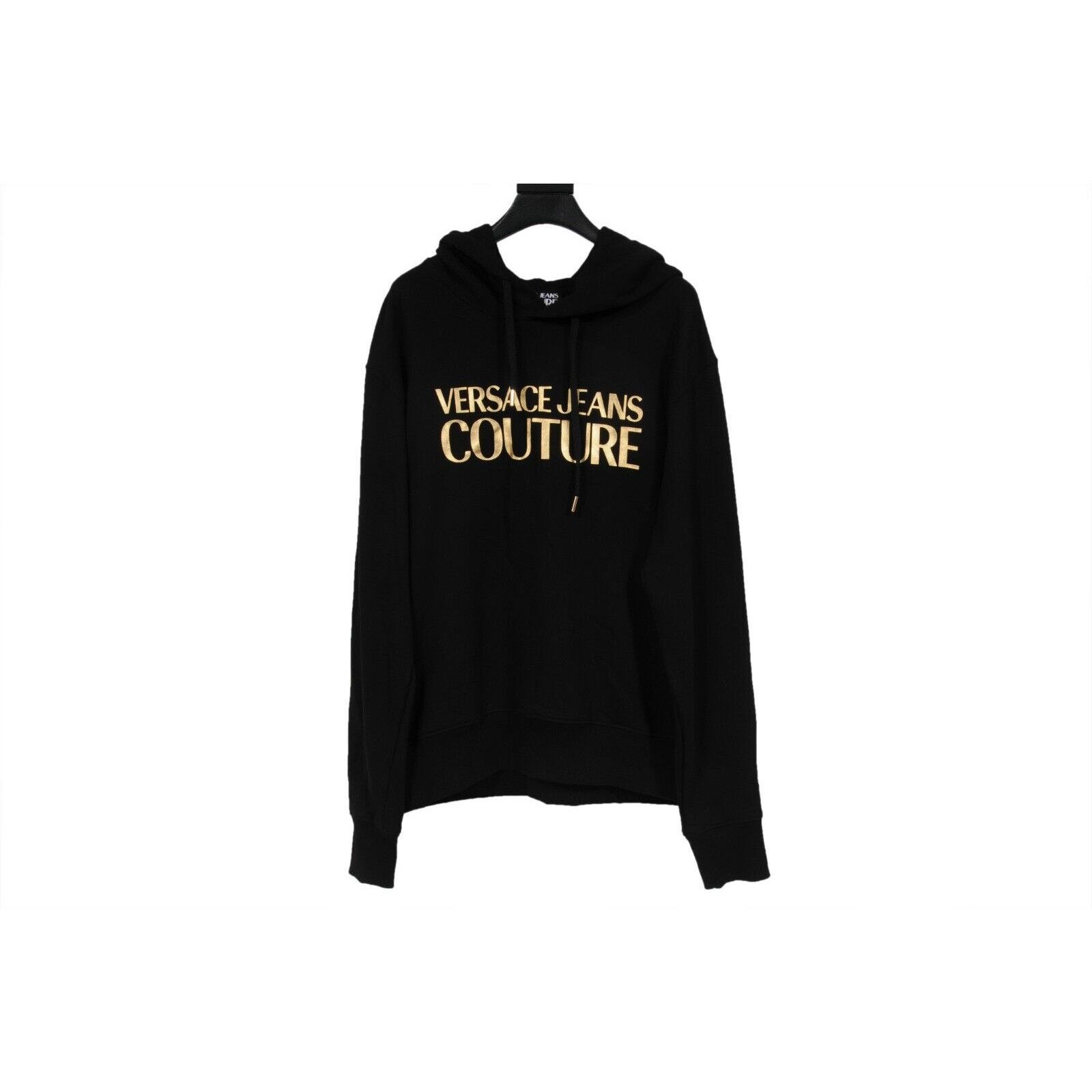 Versace Jeans Couture Logo Hoodie Black Gold - 02446 Size US M / EU 48-50 / 2 - 7 Thumbnail